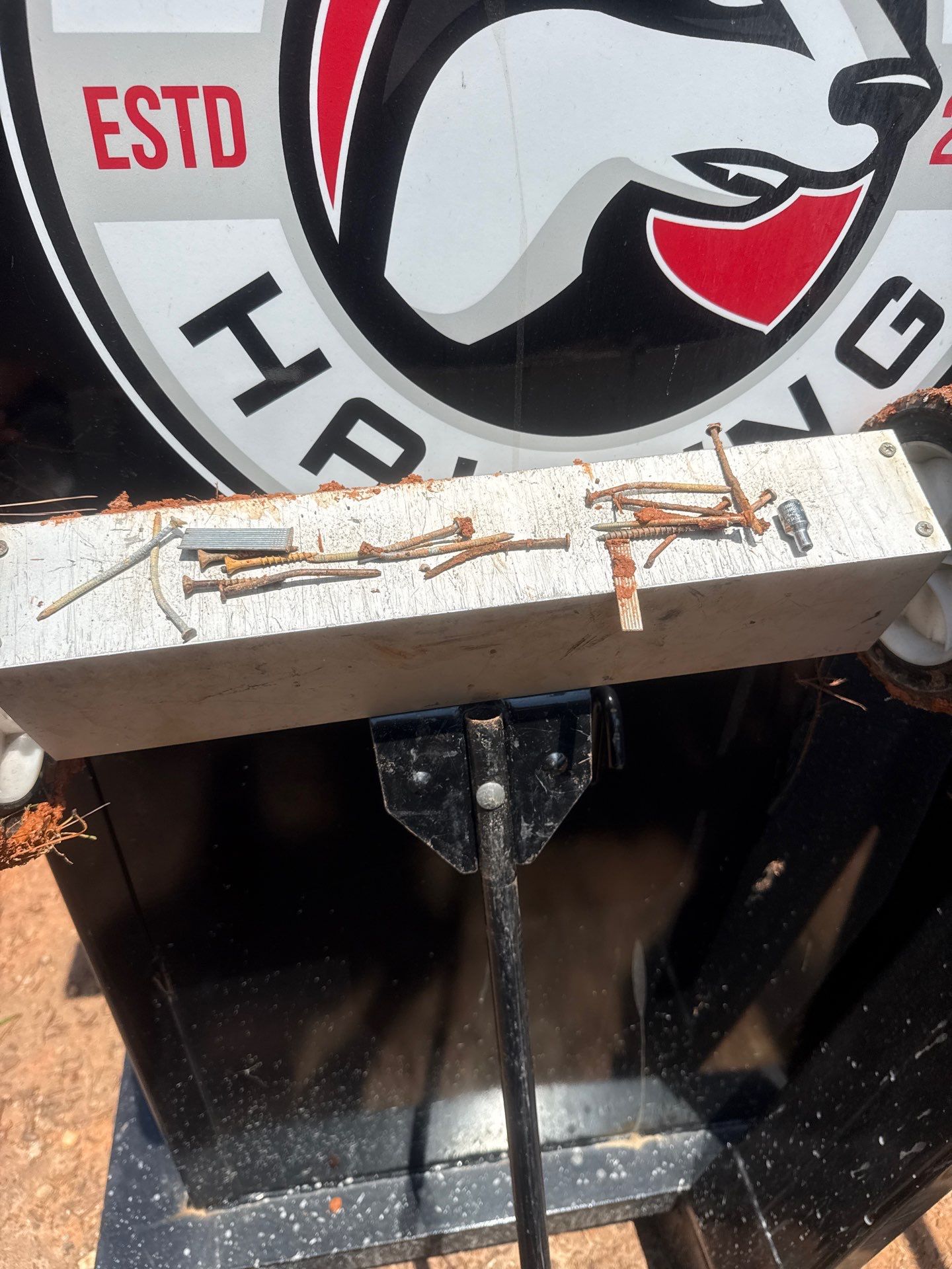 Job site clean up in Waxhaw by Badger Hauling
