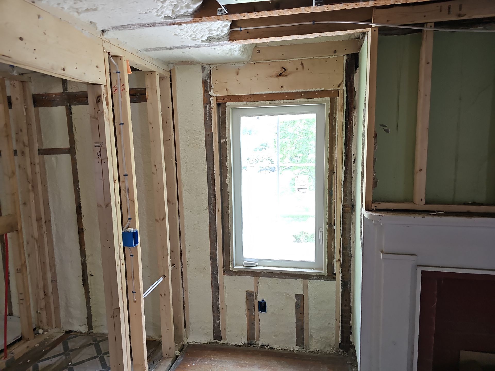 Home Remodel using Closed Cell Spray Foam by NYS Foam & Energy