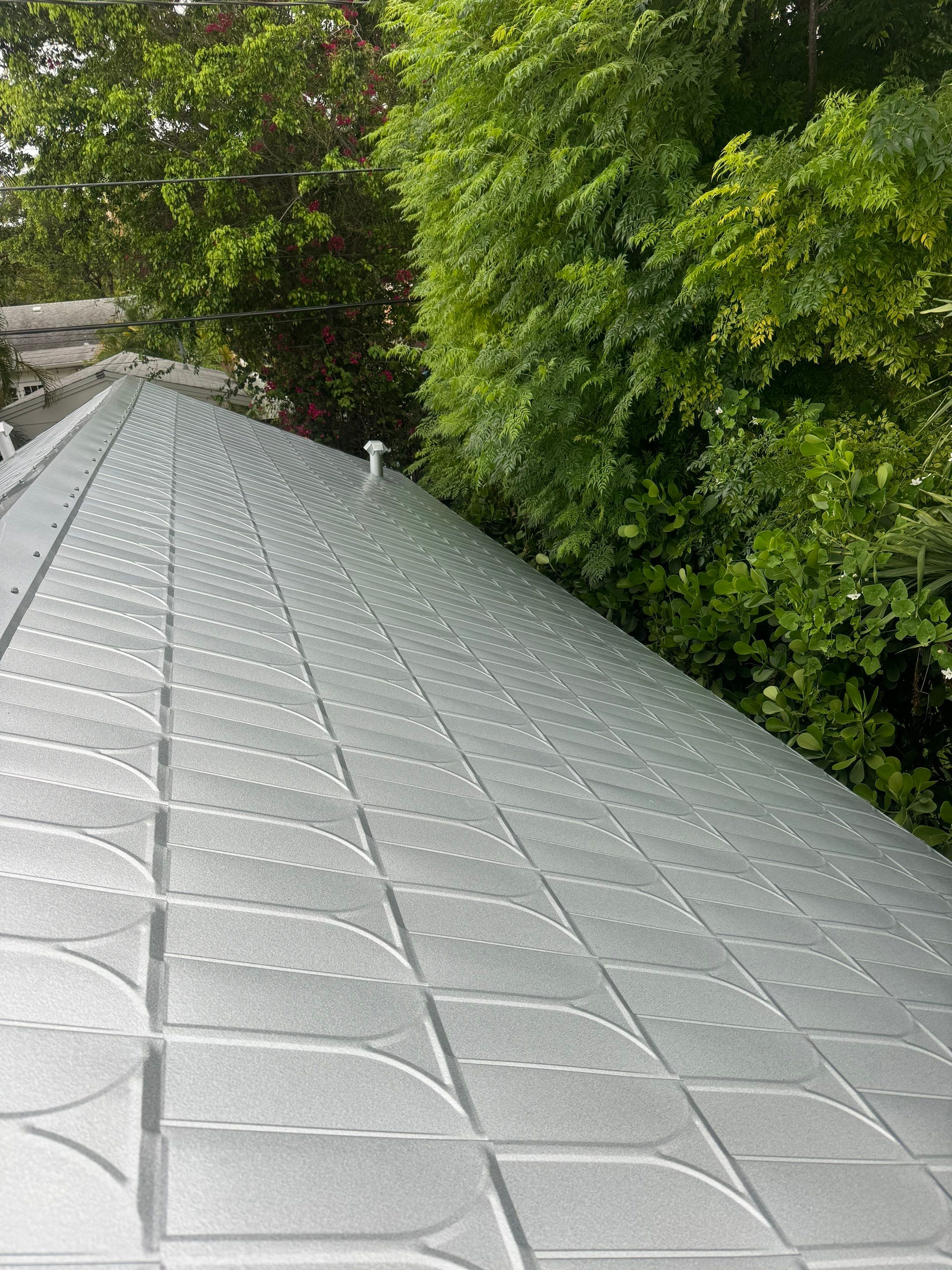 24ga 1" Nail-Strip Mill Finish by Total Roofing System The Metal Roof Experts