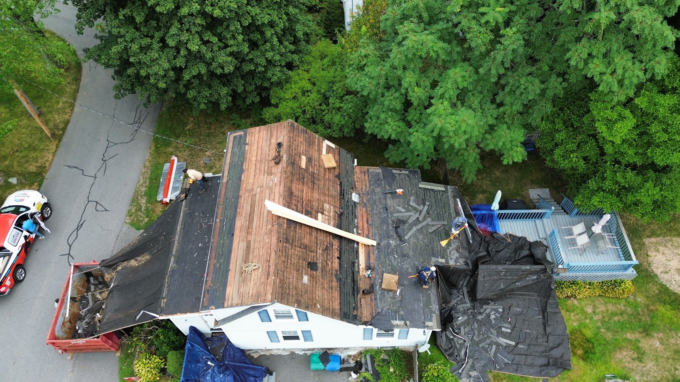 Roof Replacement & EPDM Flat Roof Installation, Billerica, MA by Mighty Dog Roofing of Greater Middlesex County