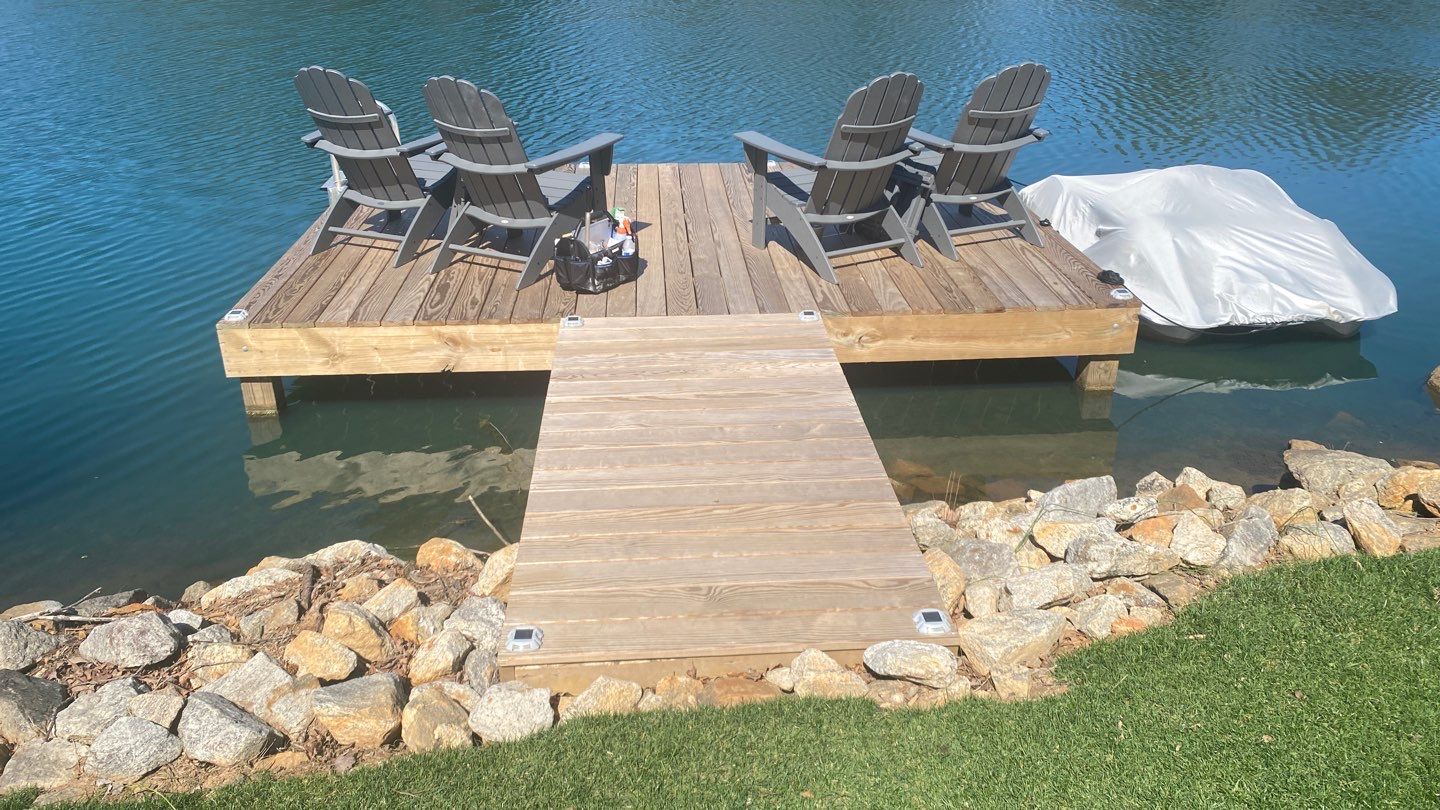 Dock using Wood Sealant by DuraSeal
