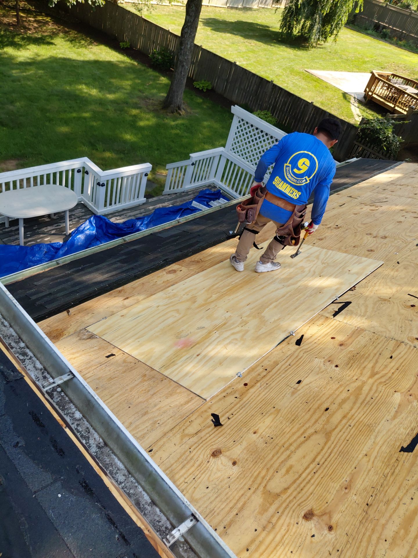 Alexandria: Residential Roof Replacement with GAF Timberline HDZ in Nantucket Morning by RM Banning, Inc.