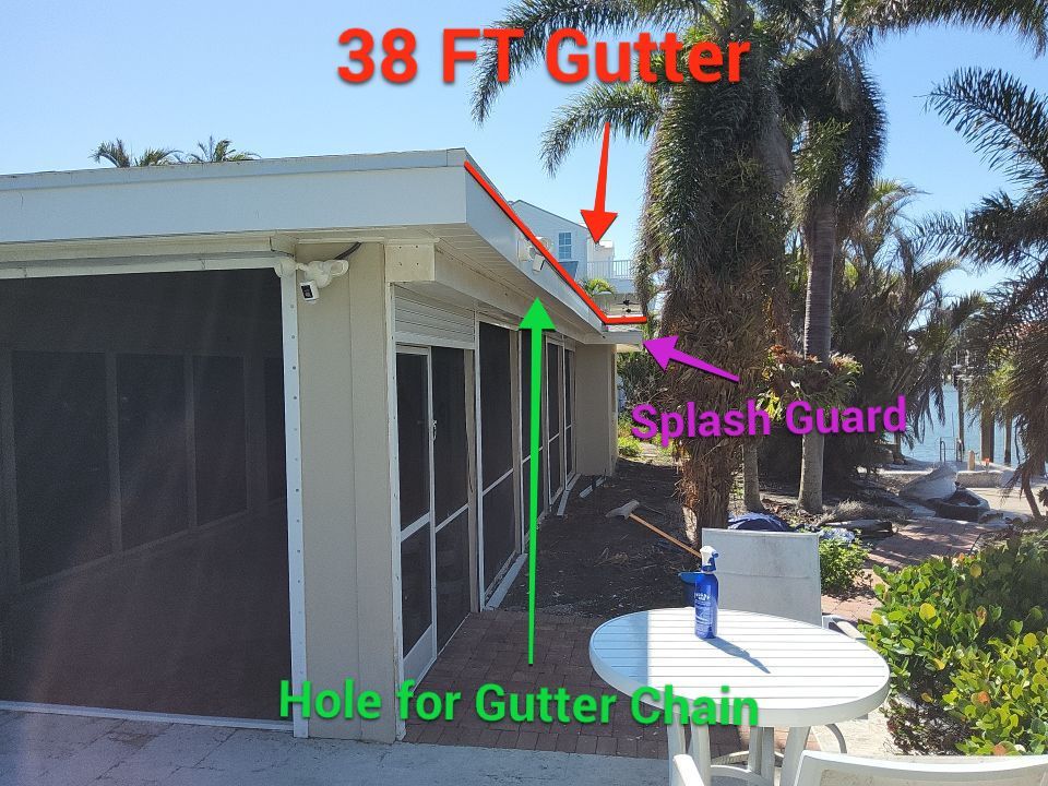 Gutter Guard System Installed in Sanibel FL by Gutter Professors