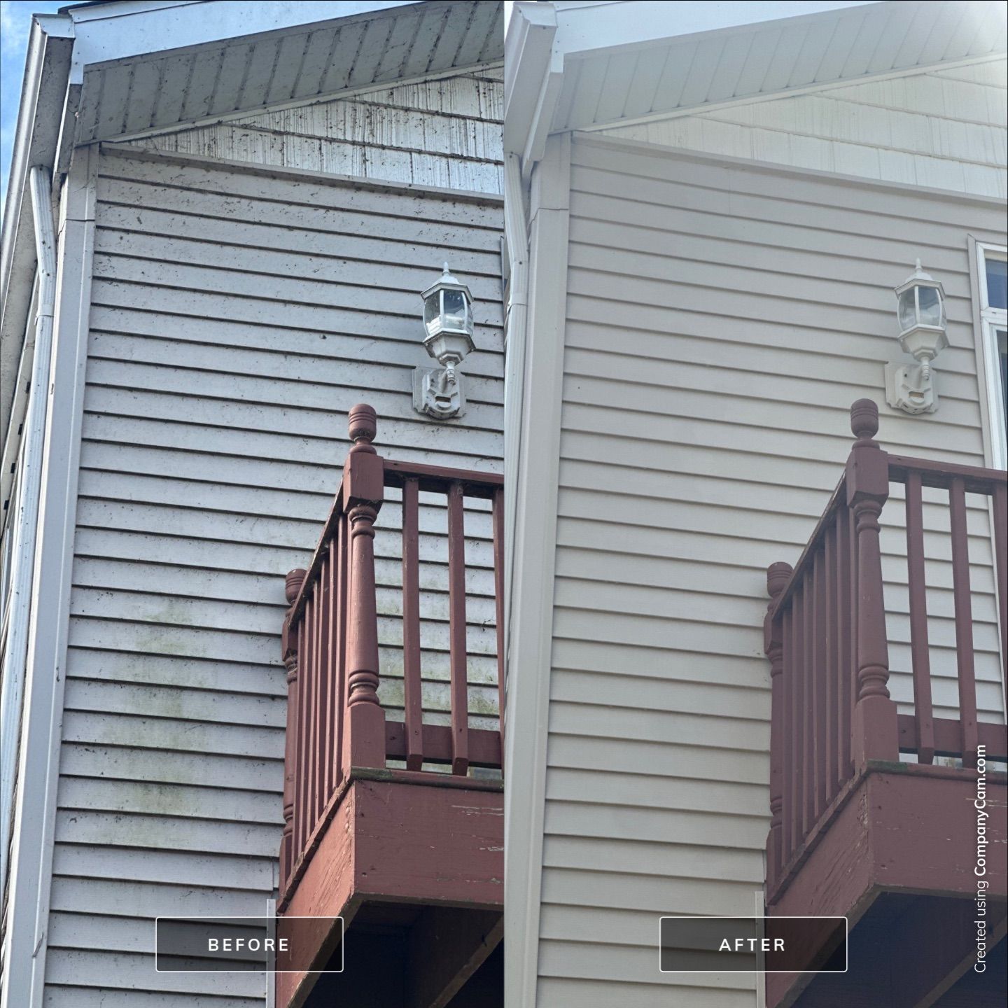 Project in Spring Grove by Simmons Power & Soft Washing