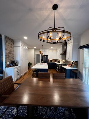 Full Kitchen and Interior Remodel Featuring Custom Brick Backsplash in Smyrna
