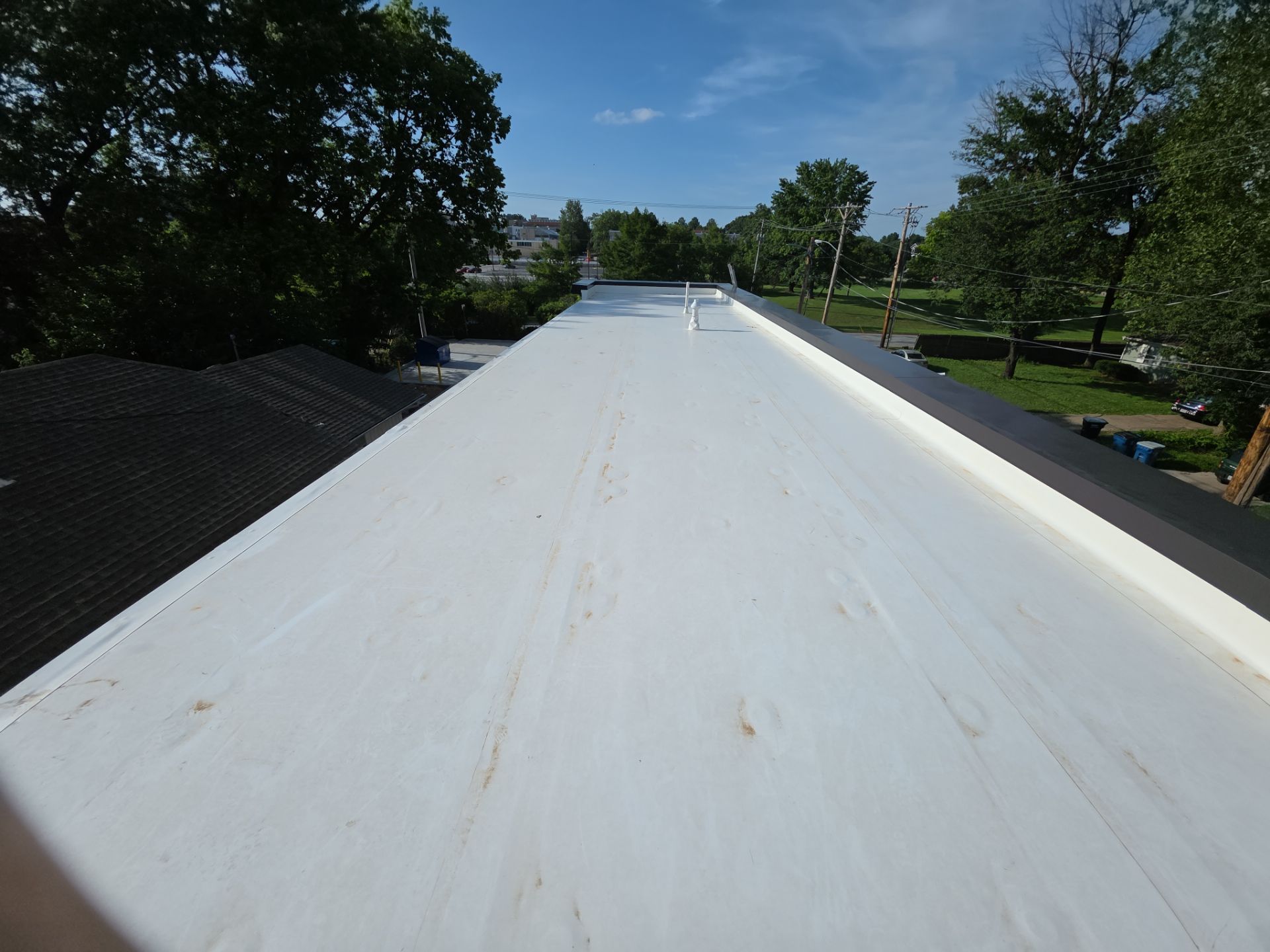Commercial Flat Roof Install - Single-Ply Membrane  by Titan Commercial & Residential Roofing 