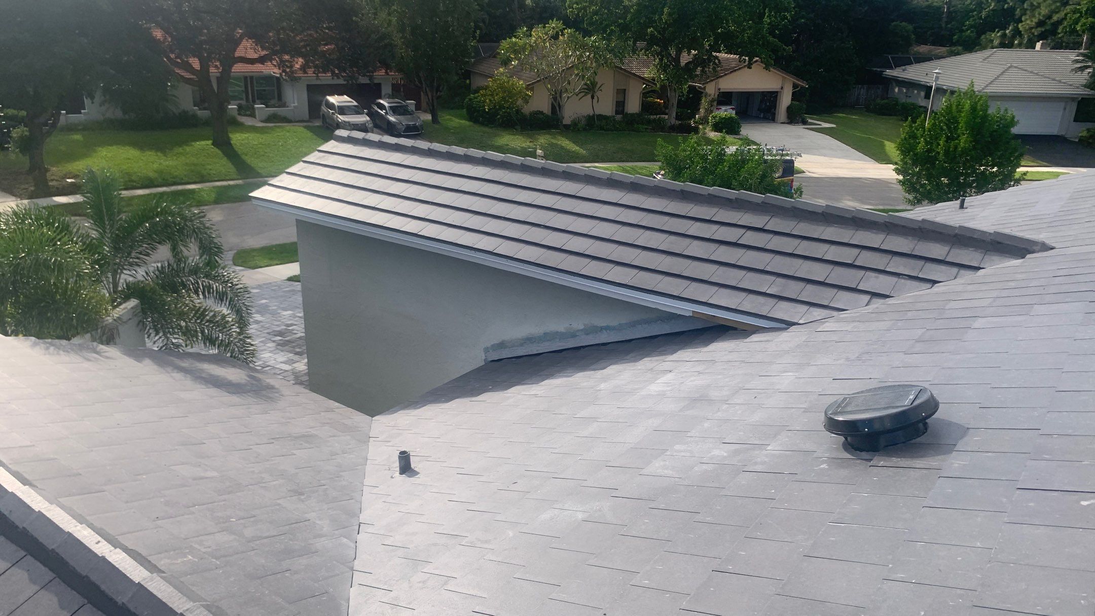 Residential Roofing Installation using WestLake Roofing Tile by BLUES BROTHERS CONSTRUCTION CORP