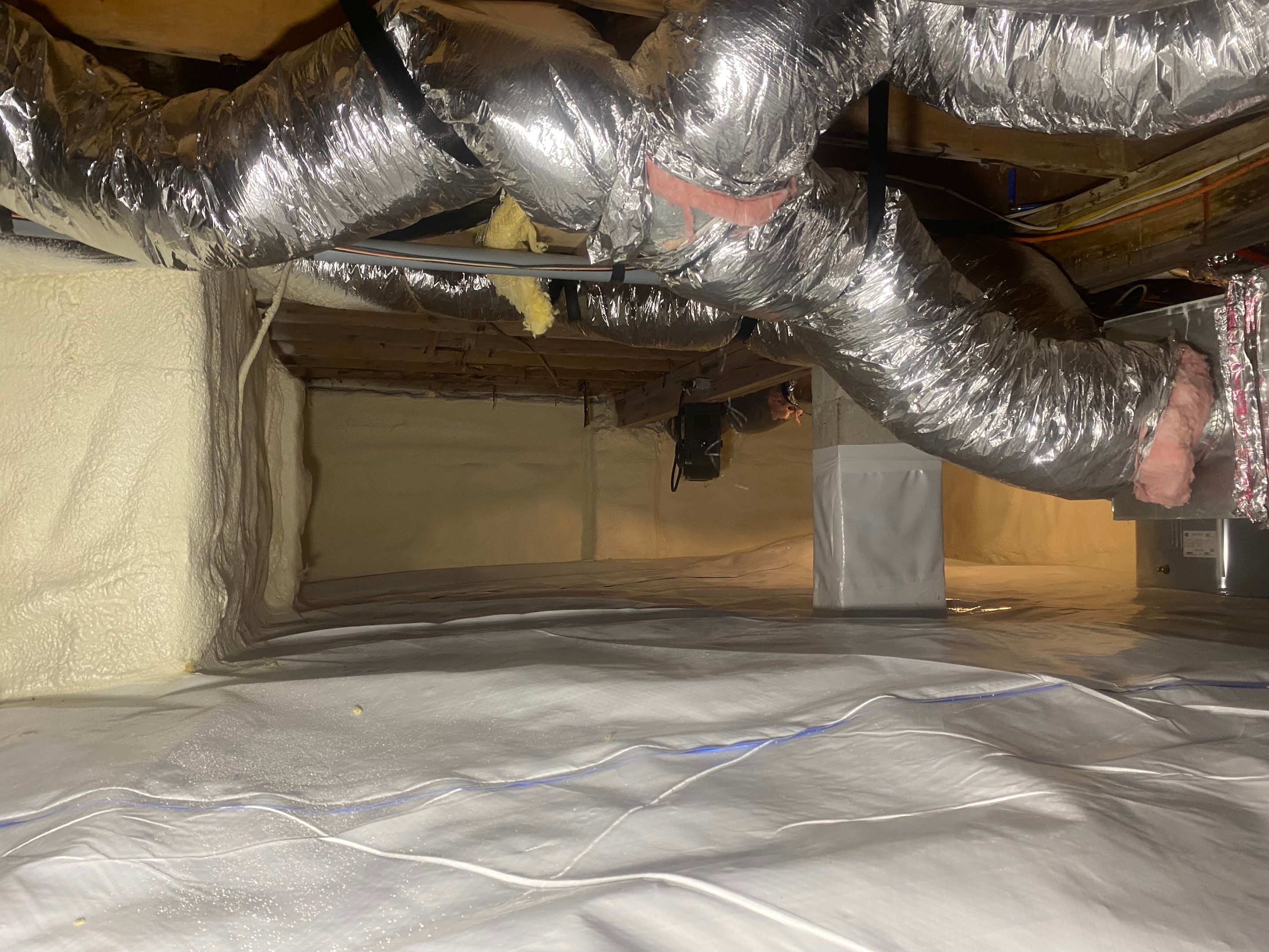 Crawlspace repair using cleanspace by Burke Home Services