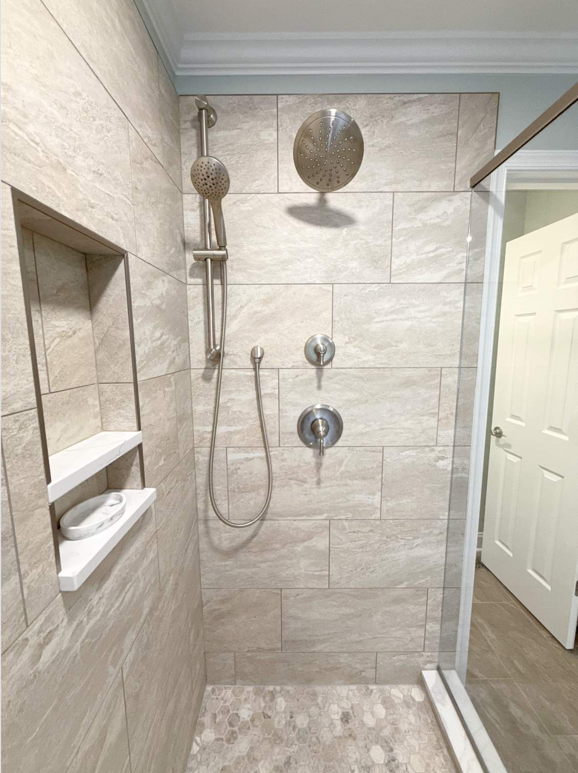 Wright Master Bathroom by Integrity Tile and Home LLC