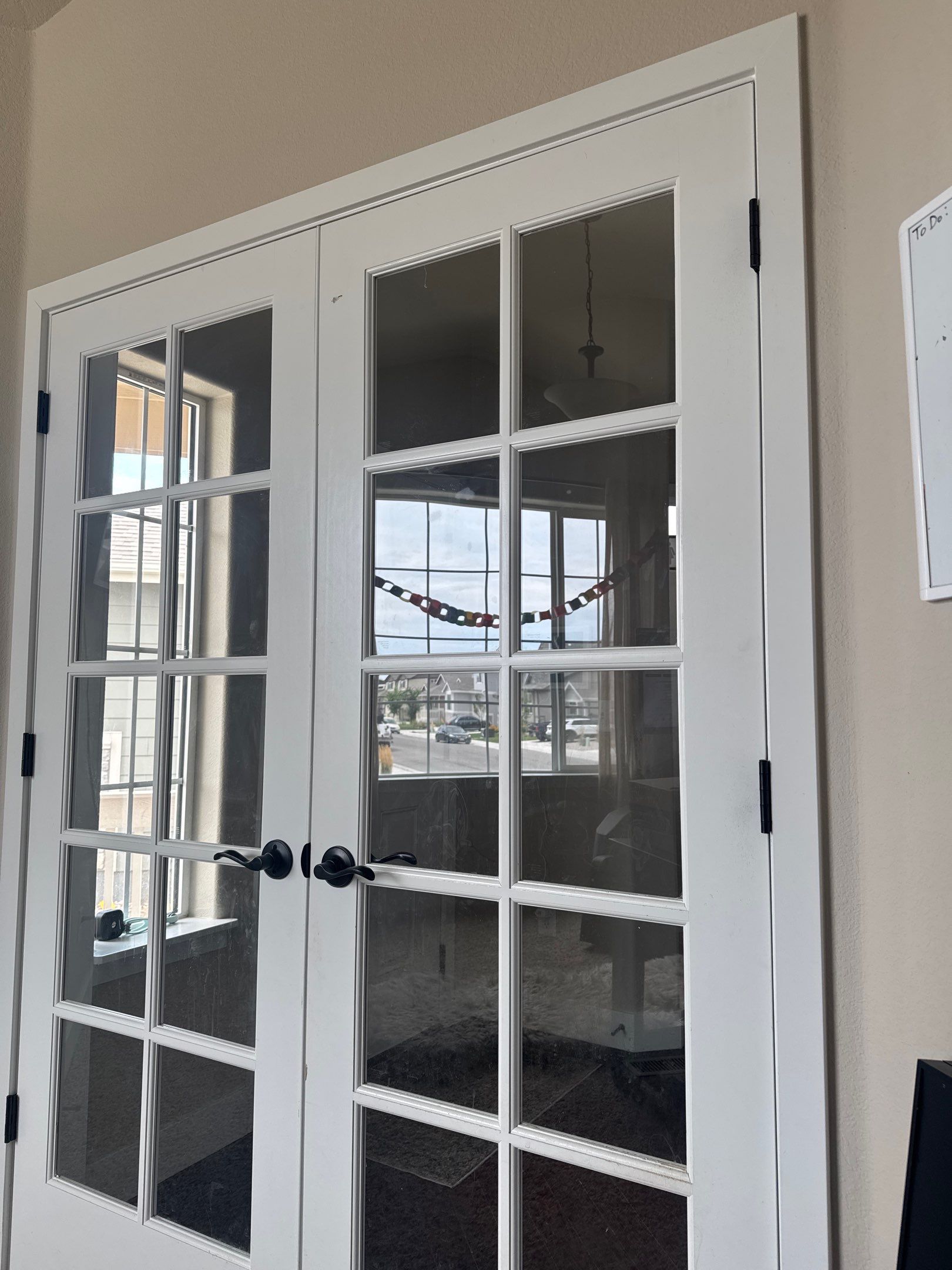 Interior Office Upgrades and French Door Installation in Windsor by CompanyCam Sales Demo