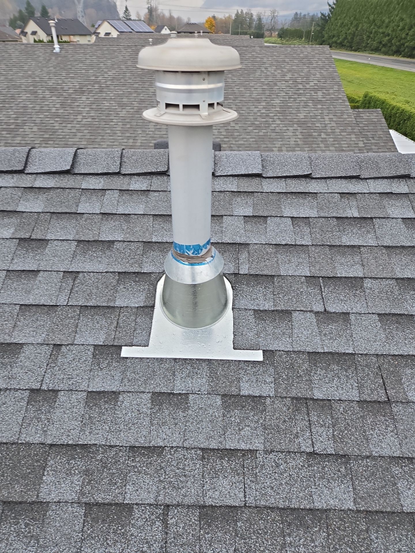 Residential Reroof Shingle - Pewter Grey by Top Notch Roofing Inc