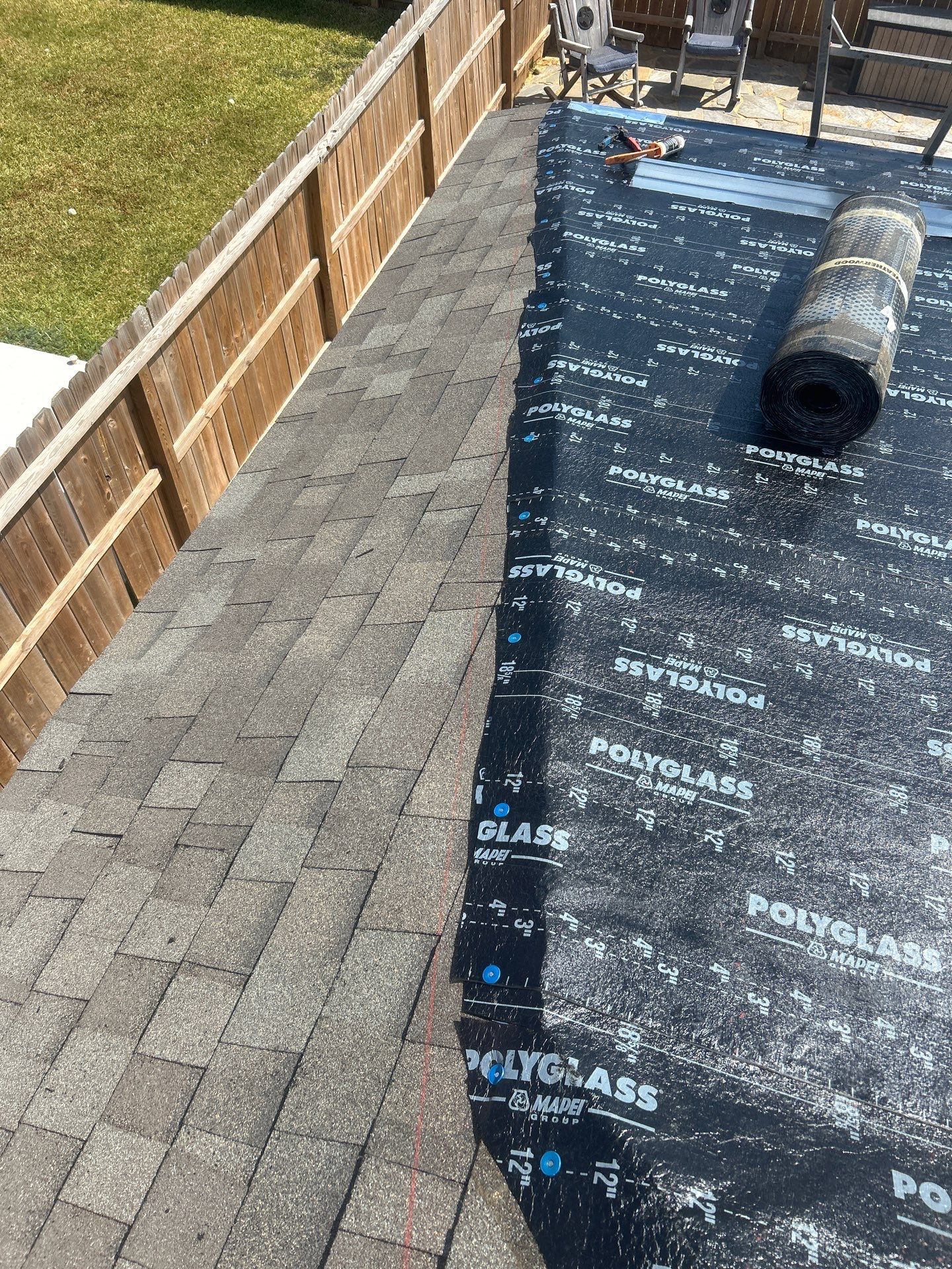 Patio Pool Cover by Bayfront Roofing and Construction