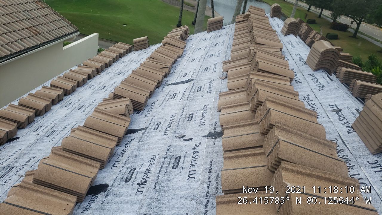 Residential Roofing Installation using Crown by BLUES BROTHERS CONSTRUCTION CORP