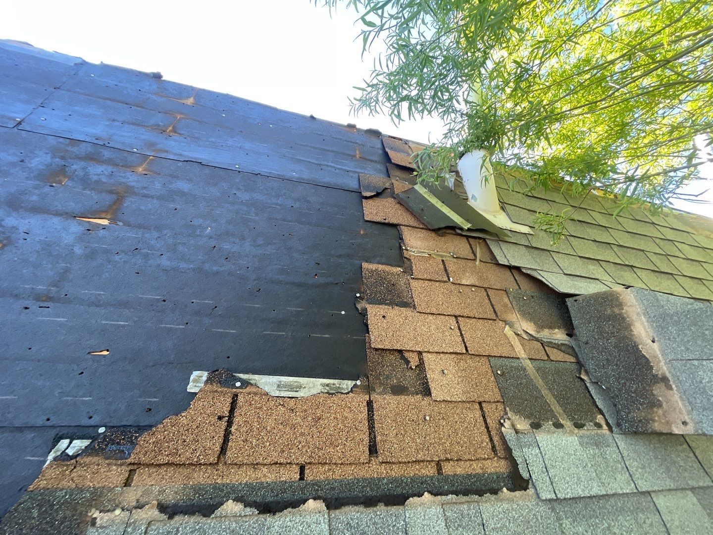 Architectural Shingle Roof Replacement with gutters and downspouts for Edgewood Home by Doyle Roof Masters Inc