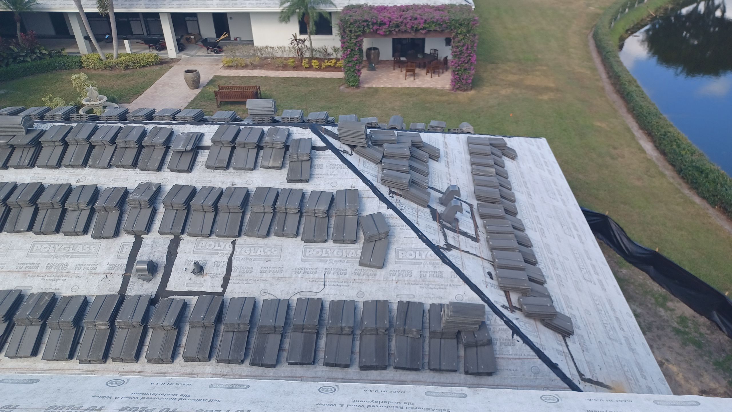 Residential Roofing Installation using WestLake Roofing Tile by BLUES BROTHERS ROOFING