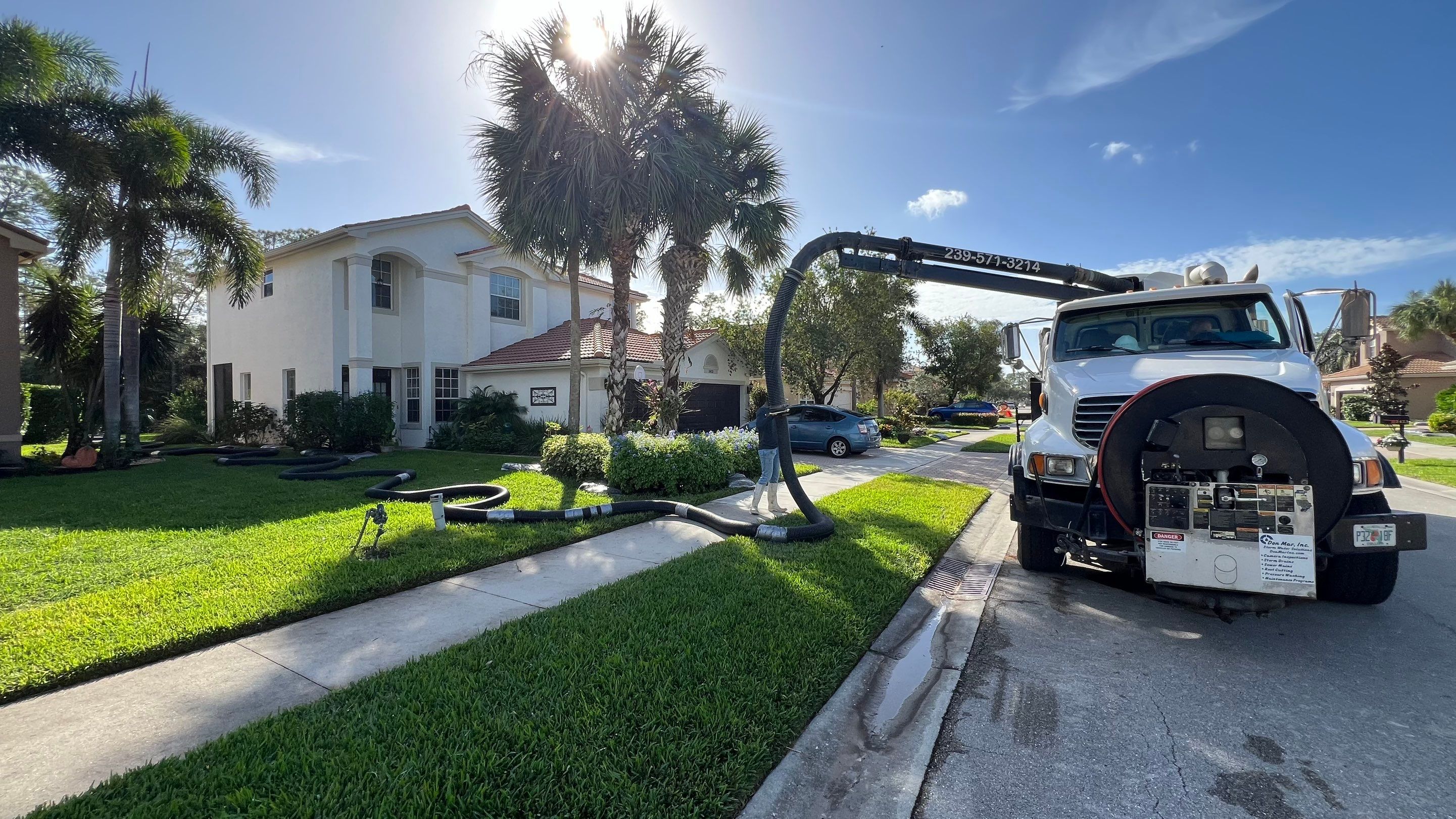 Community Stormwater System Catch Basin Cleaning by Don Mar, Inc. Storm Water Solutions
