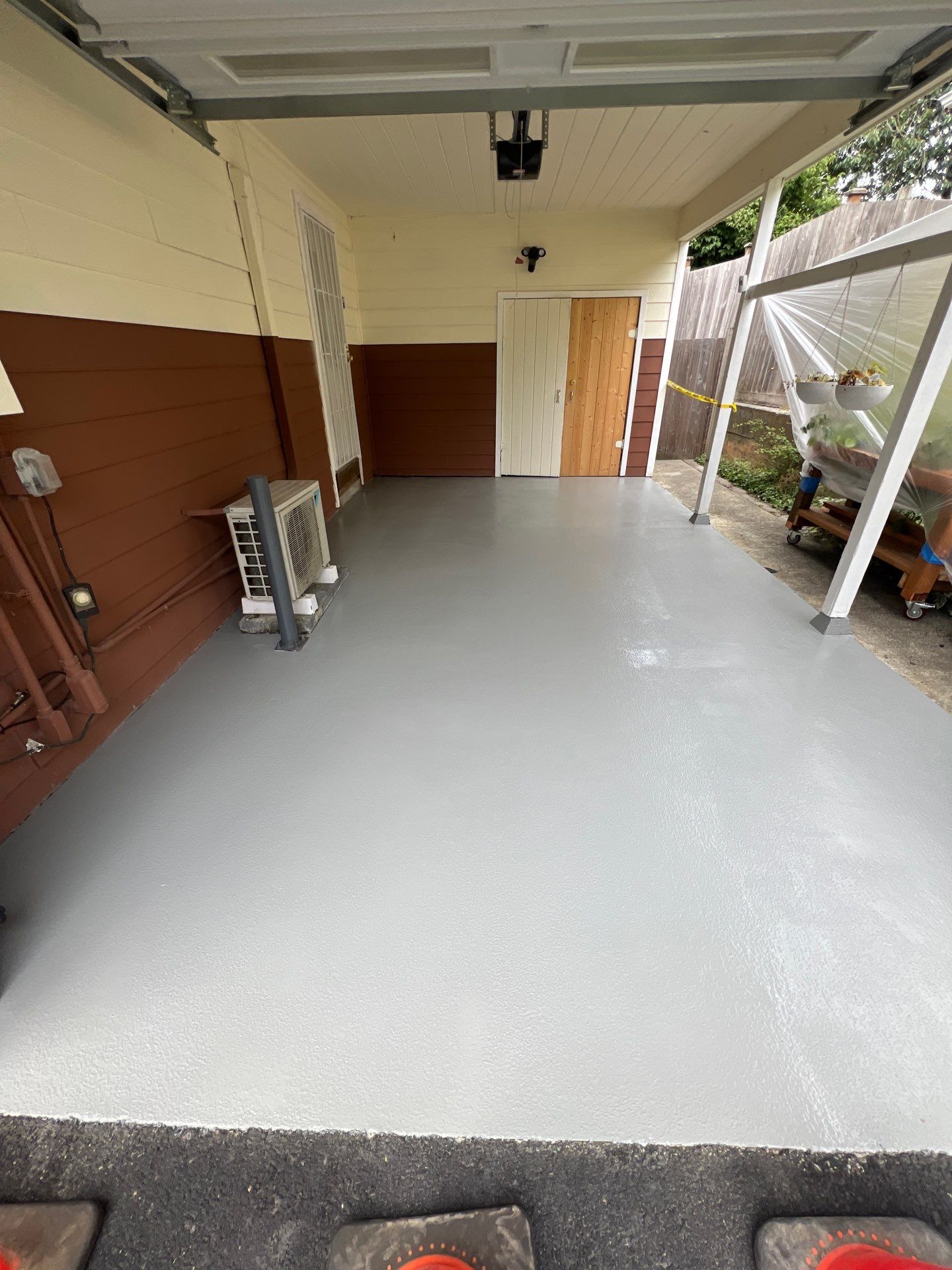 Concrete Garage Epoxy Paint Finish | Everett by Jireh Asphalt & Concrete Inc 