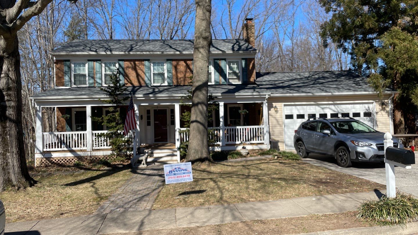 Burke Certainteed Landmark Pro MD Colonial Slate New Roof Installation by RM Banning, Inc.