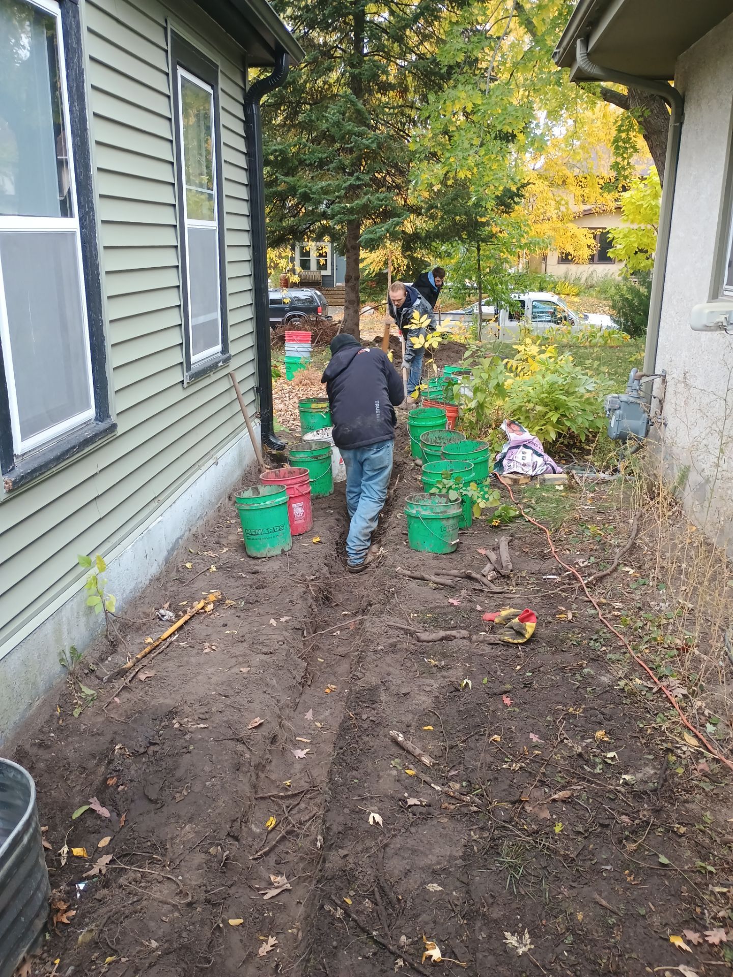 A French Drain for Maya by Waterproofing Northeast