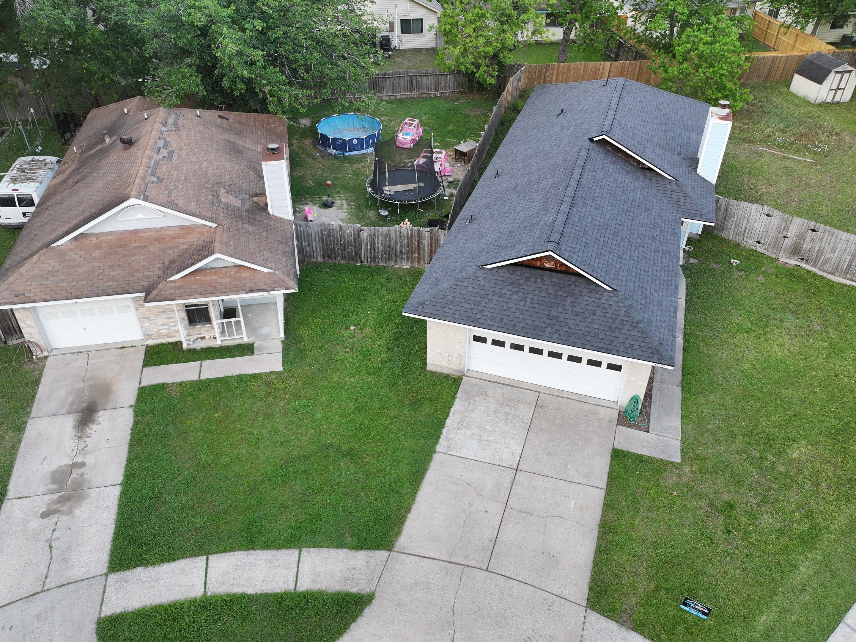 Residential Roofing Installation using CertainTeed Landmark Shingles by Abbott Roofing Company