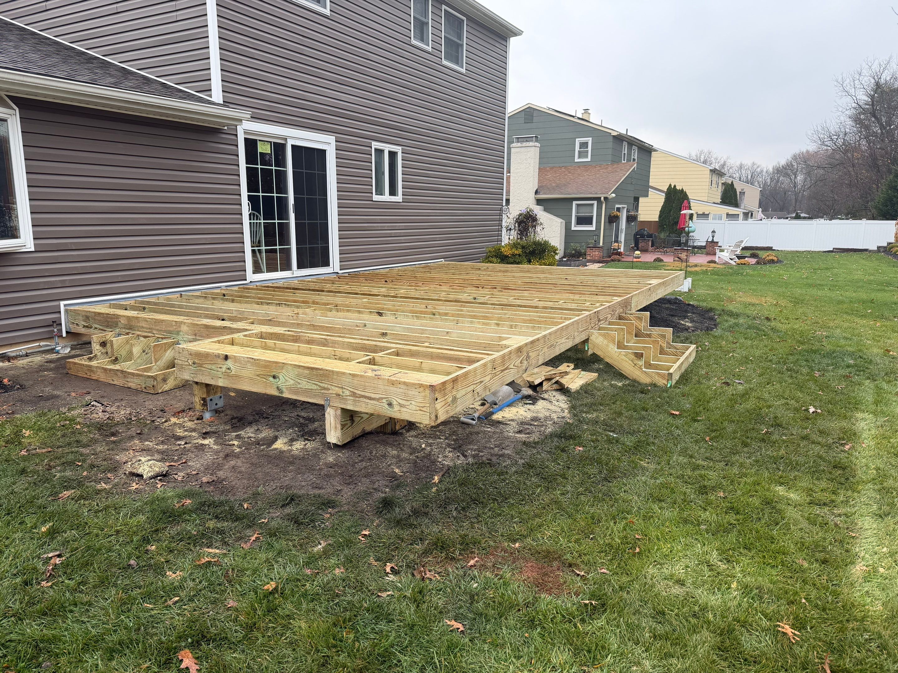 New Deck in Delaran NJ by deck guardian