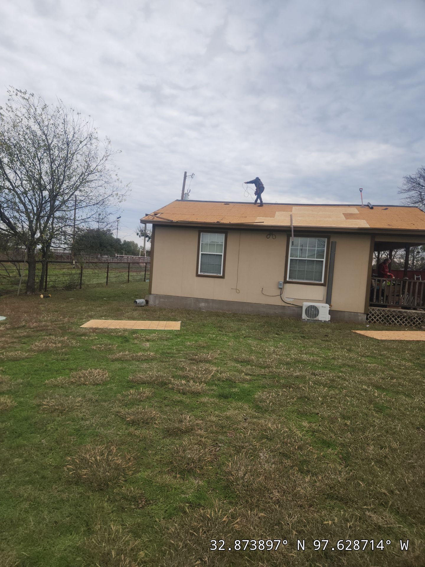 Project in Weatherford by Lonestar Roofing and Restoration LLC.