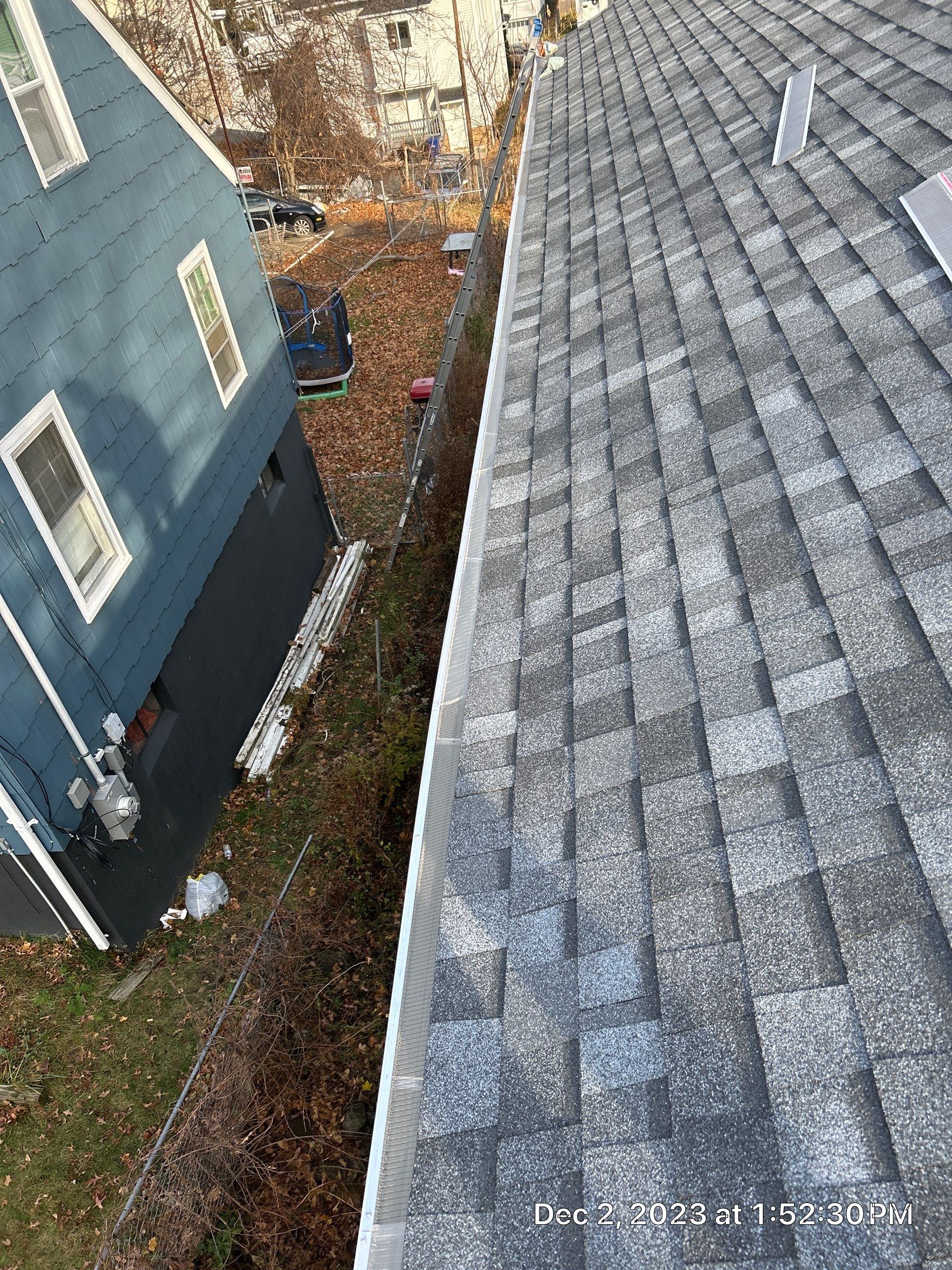 Residential Roofing Installation using Owens Corning TruDefinition Slatestone Gray by A Plus Exterior