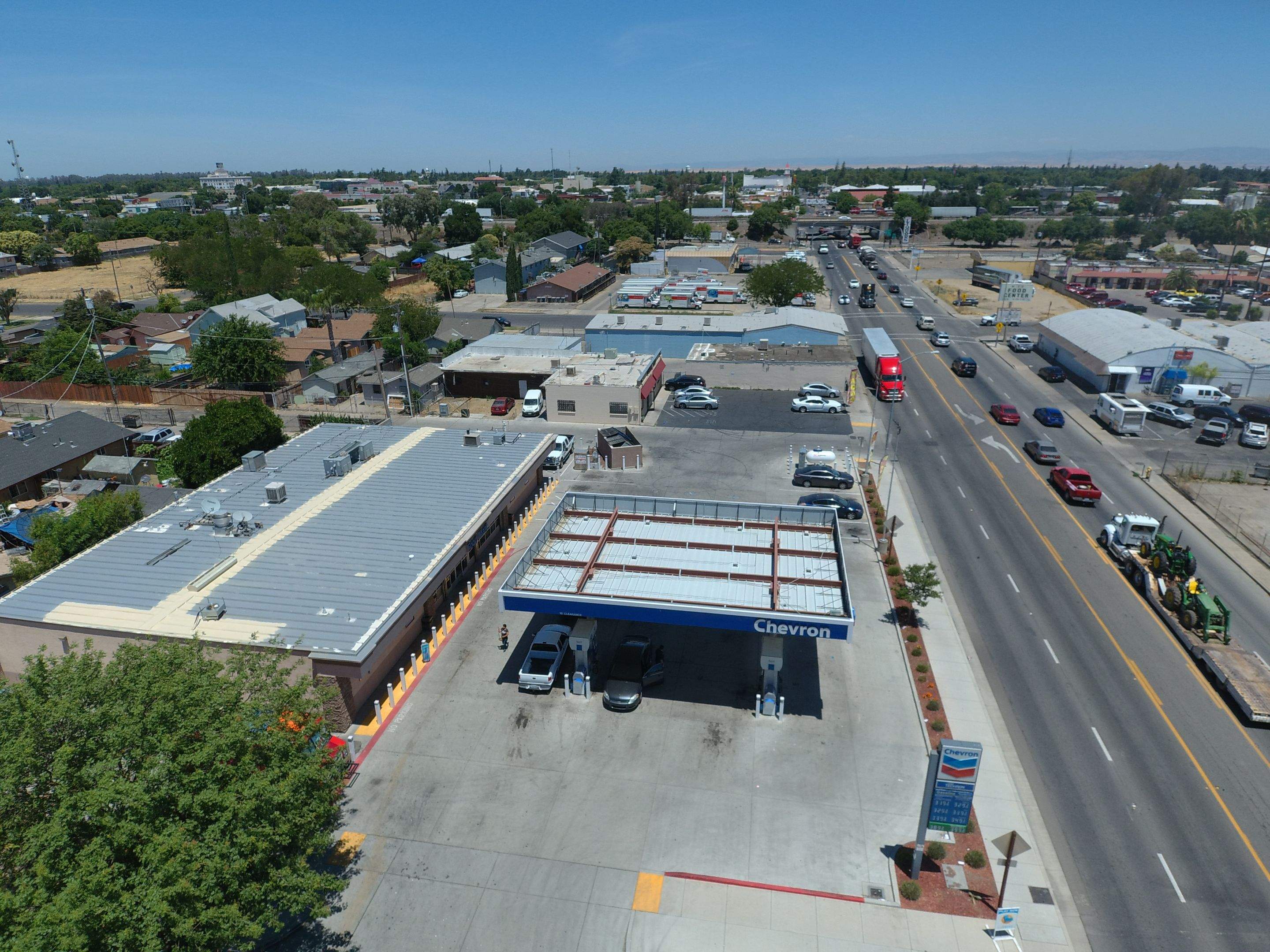  Chevron Gas Station by Straight Edge Roofing Inc