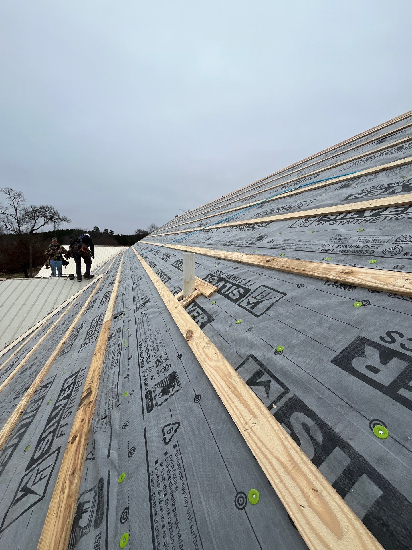 Residential Metal Roof Replacement using Reed's Metals: 26 GA. Colored Residential Metal Panels (Ivory) by Hostetler Roofing