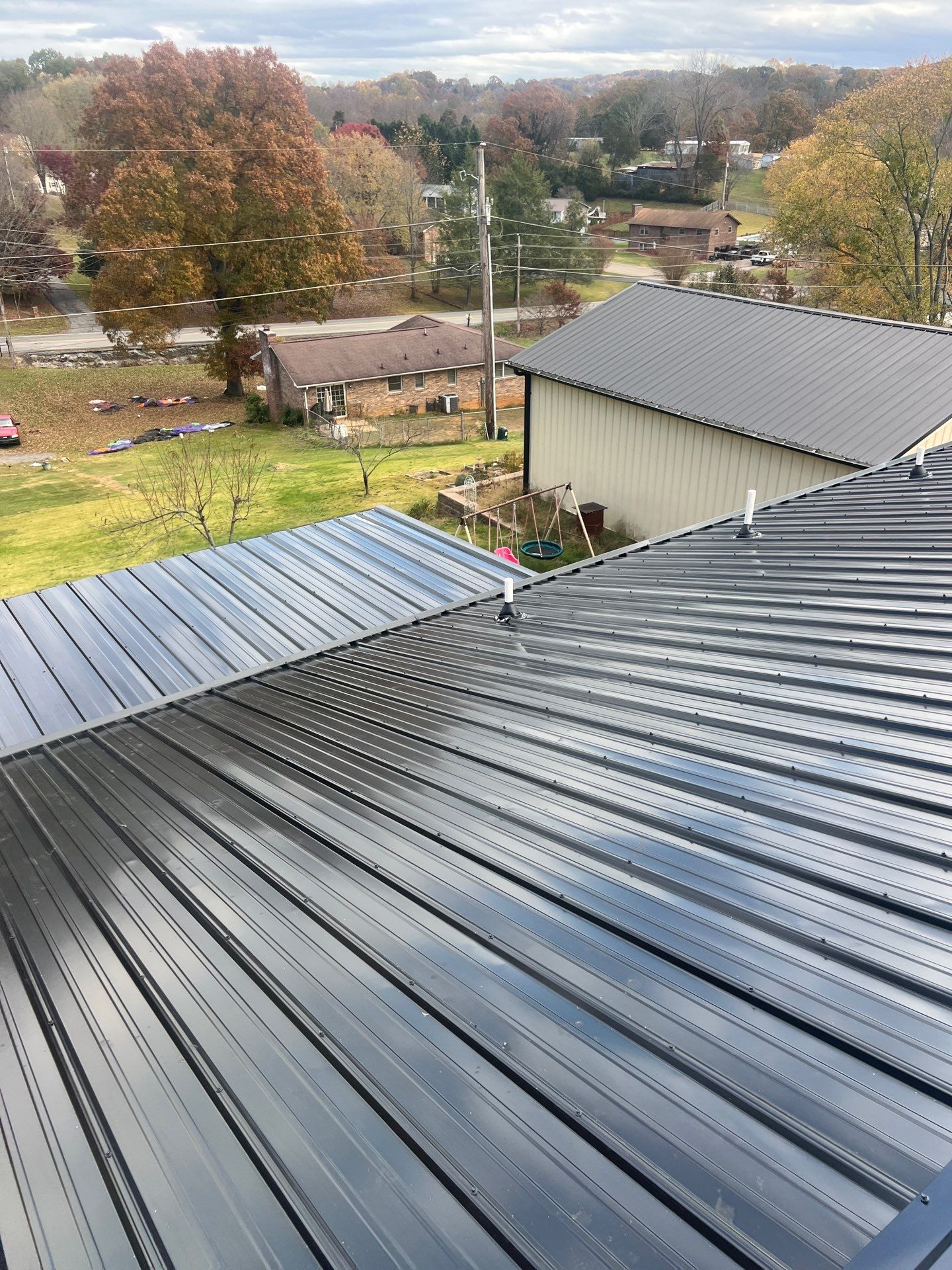Residential Roofing Installation using 29 Gauge AG Panel by Omnia Roofing