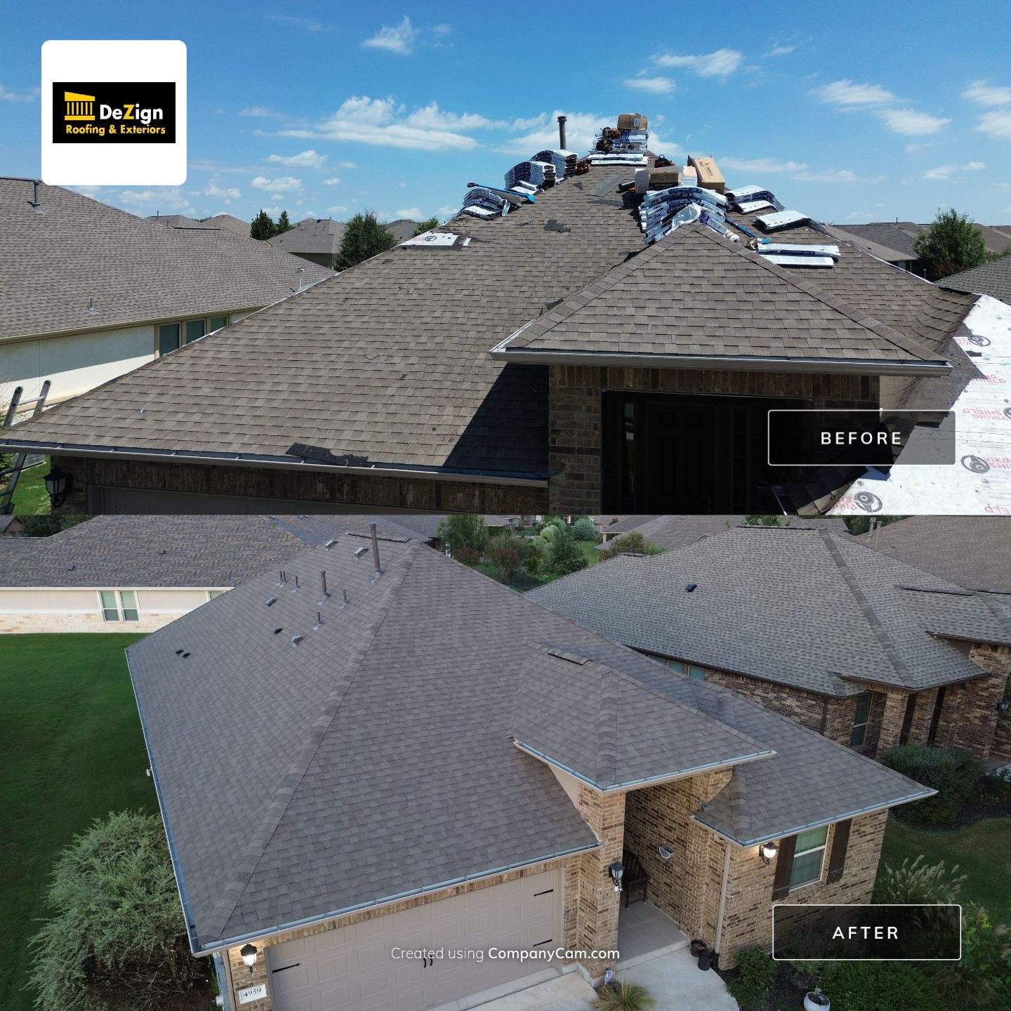 IKO Cambridge Weathered Wood by DeZign Roofing & Exteriors