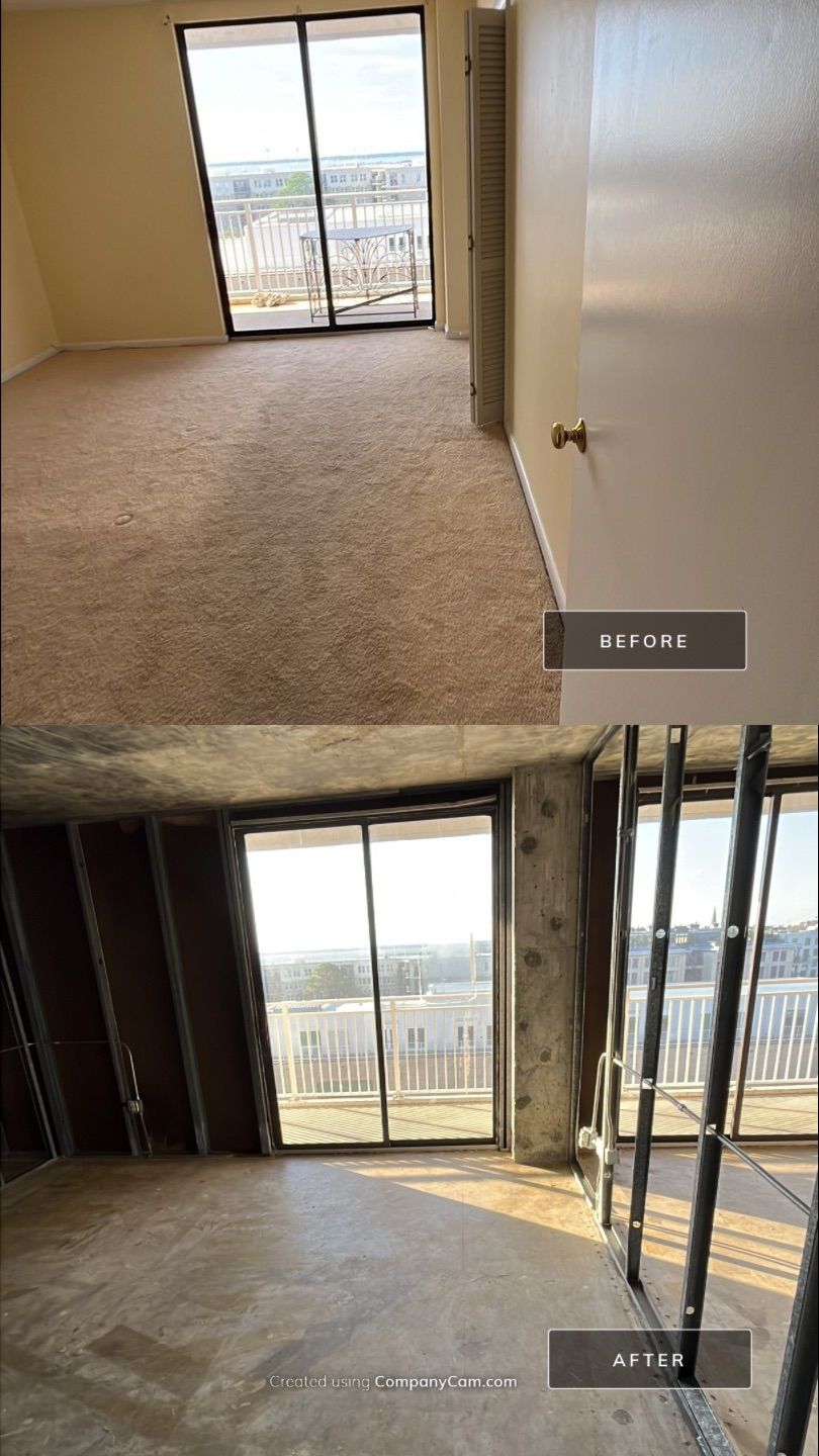 Interior Friable Asbestos Abatement by EAS Environmental, LLC.