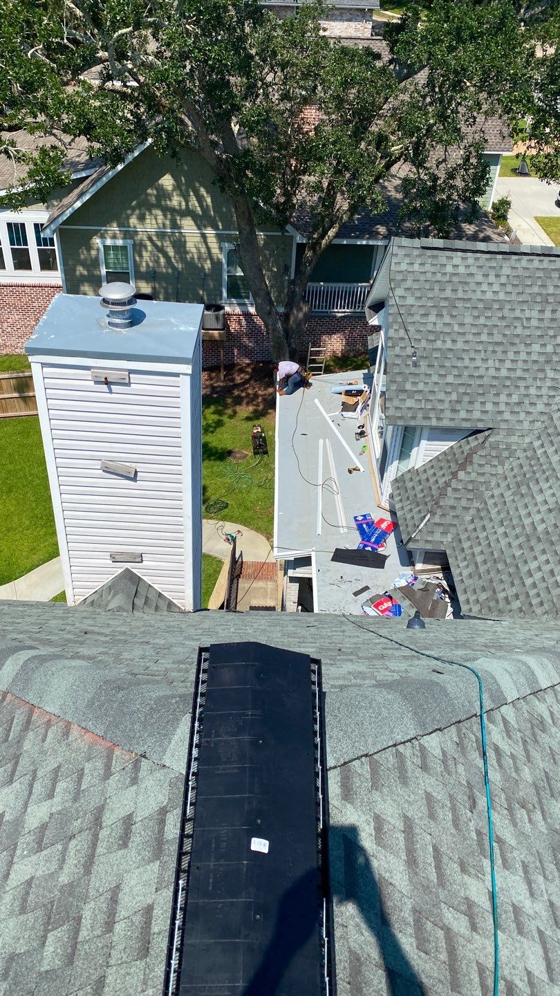 Residential Roofing Installation using Roof Replacement by American Roofing & Construction LLC