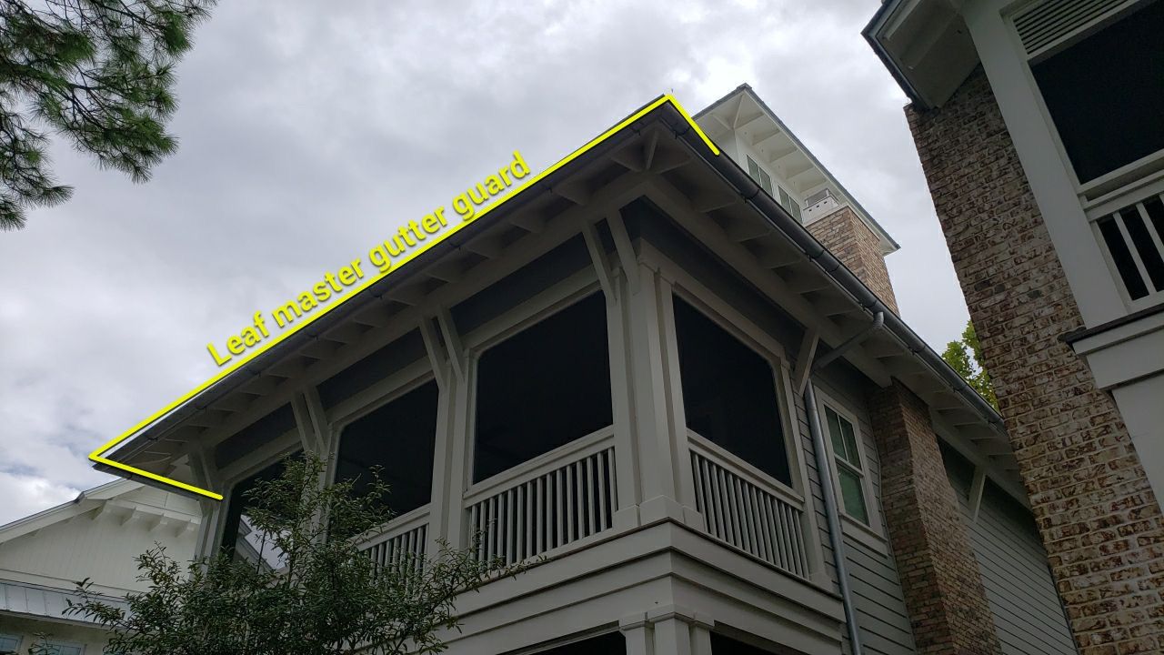 Gutter Guard Installation using LeafBlaster Pro by Gutter Professors