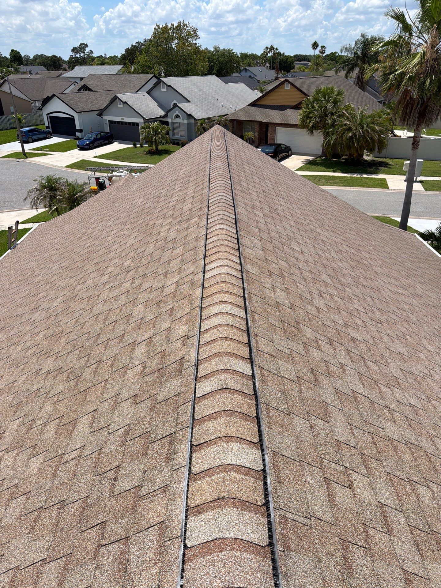 Shingle Roof Cleaning in Hunters Creek, Orlando by Mallard Systems