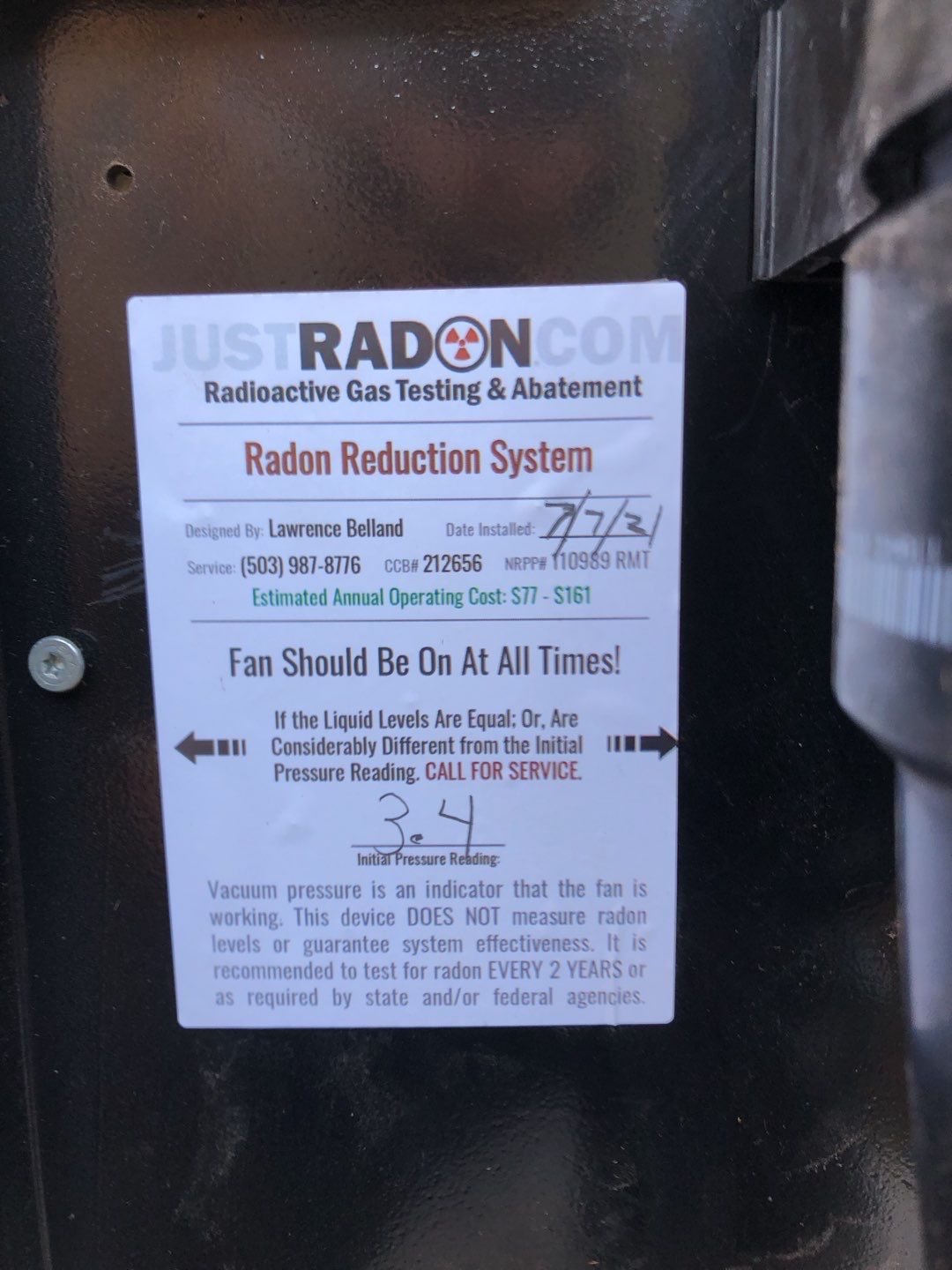 Subslab SafeAir™ System by JustRadon.Com