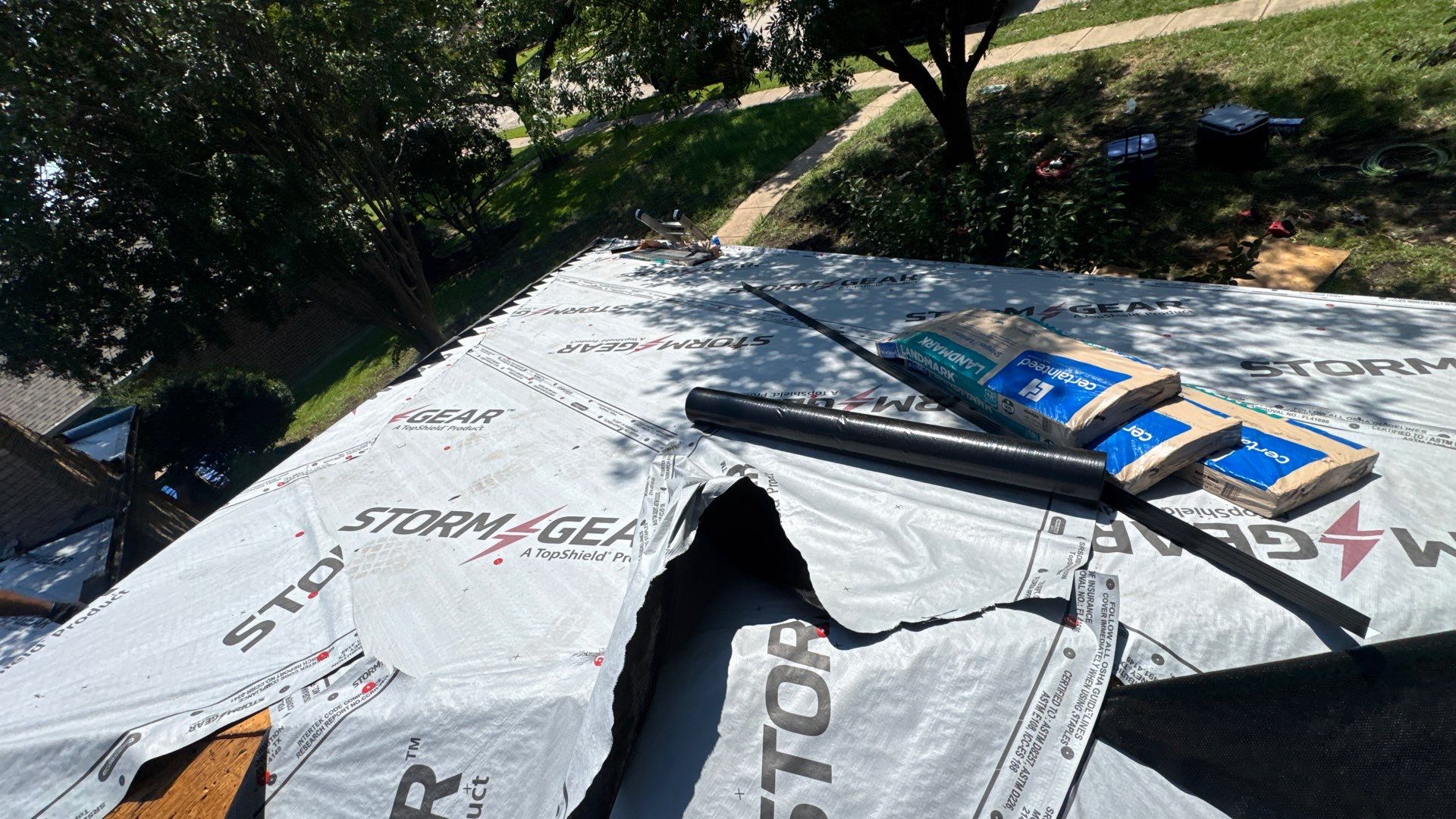Project in Garland by Rhino Roofing and General Contracting, LLC