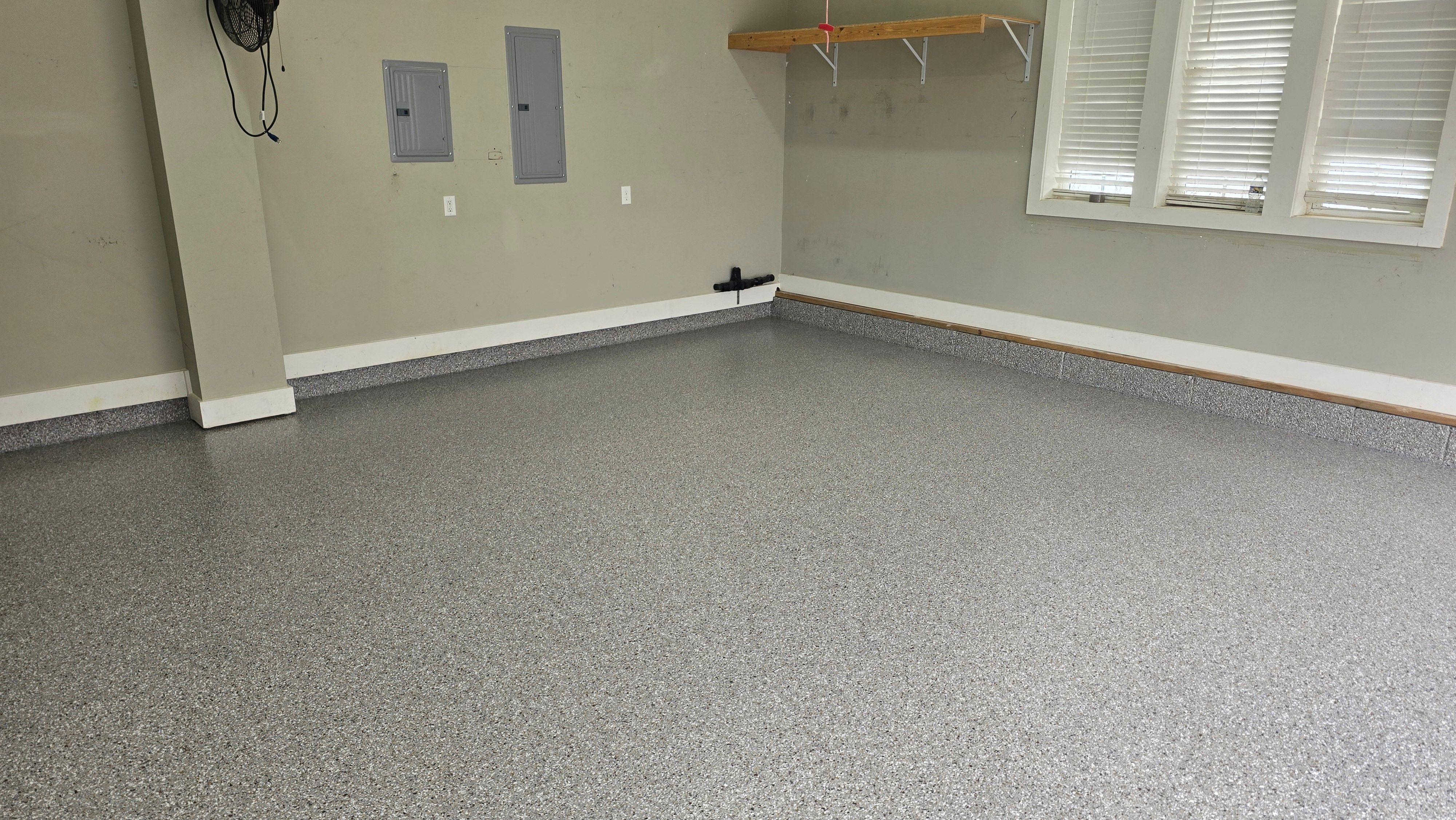 Garage using Creekbed by Elite Floor Solutions