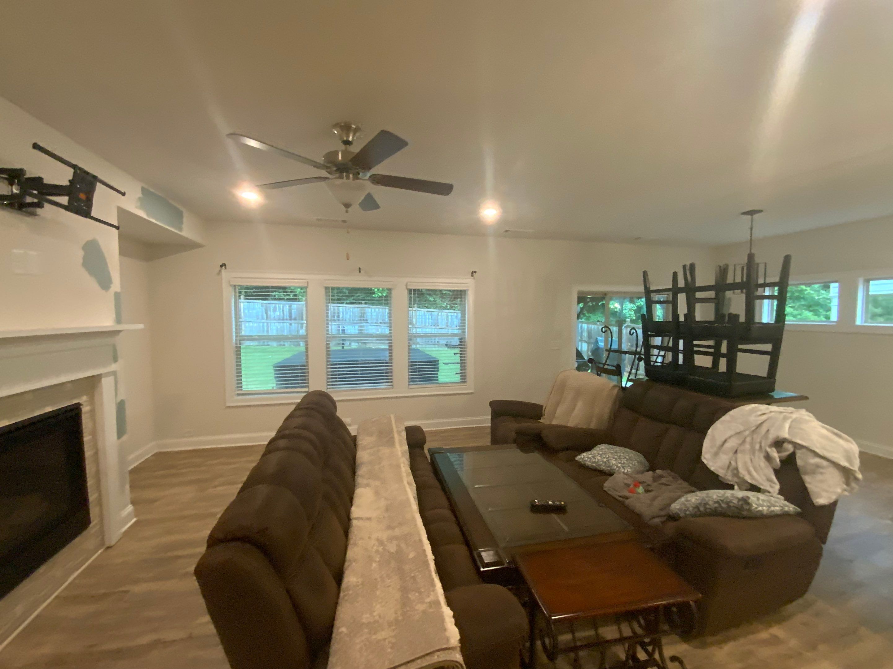 Interior House Painting and Accent Wall Installation in Canton by Swift Home Renovations
