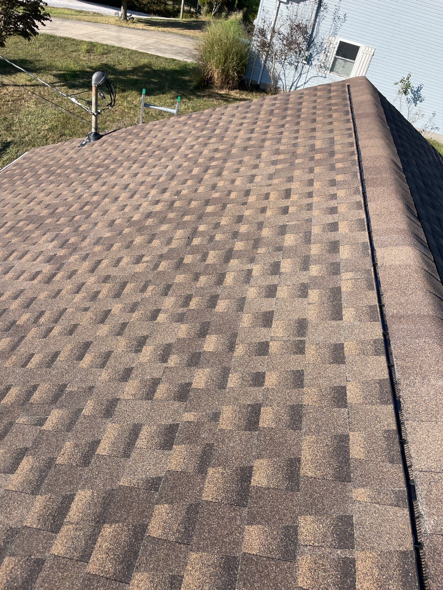 Residential Roofing Installation using GAF Timberline HDZ Barkwood by Rainstoppers Roofing