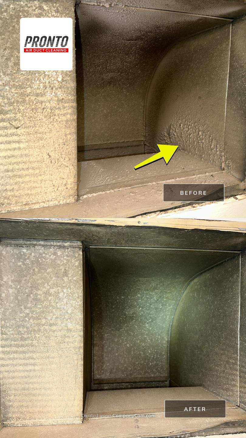 Air duct cleaning using Hypervac by Pronto Air Duct Cleaning