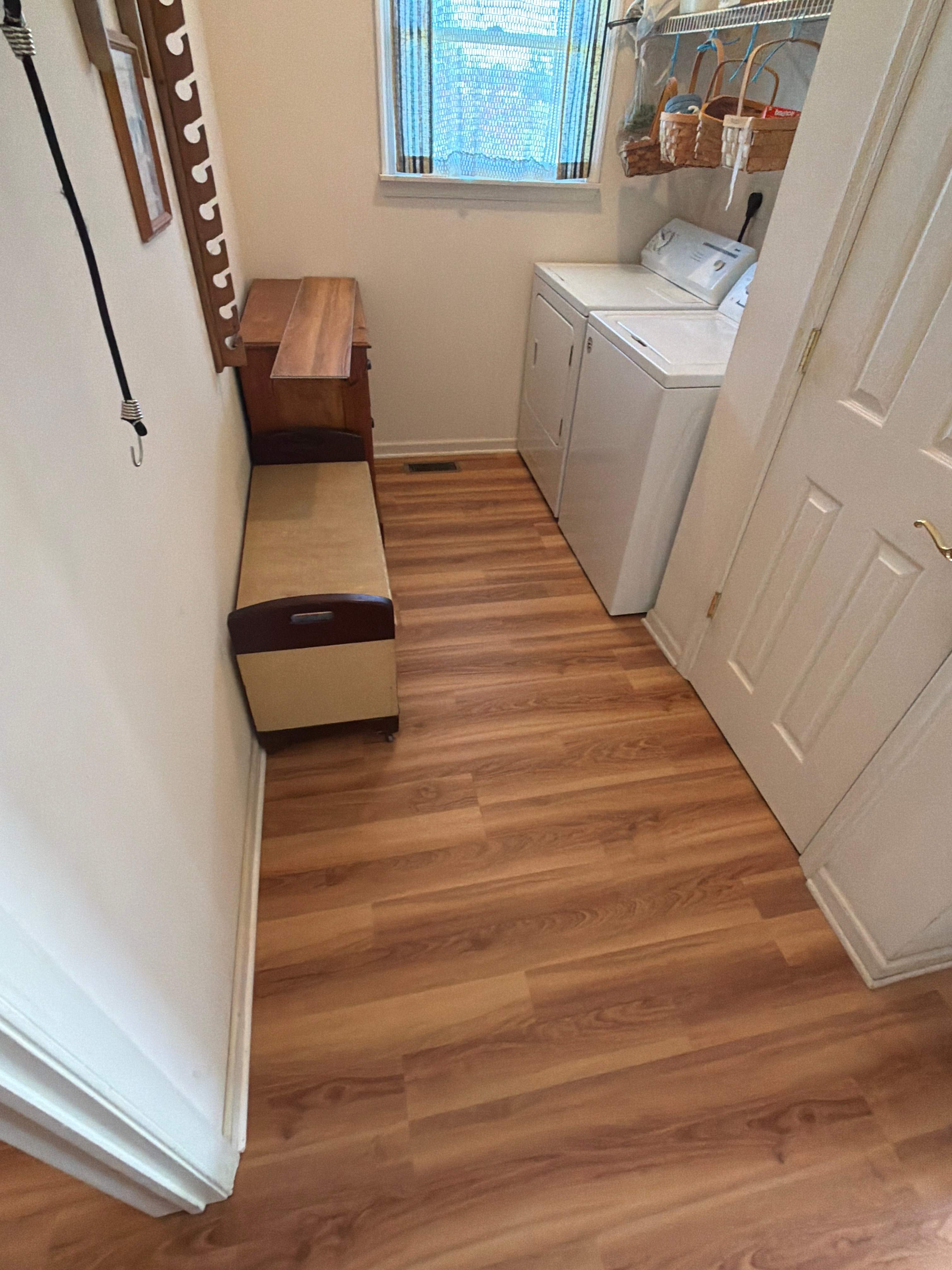 LVP Flooring Installation & Bathroom Flooring Upgrade by Laser Focused Solutions LLC