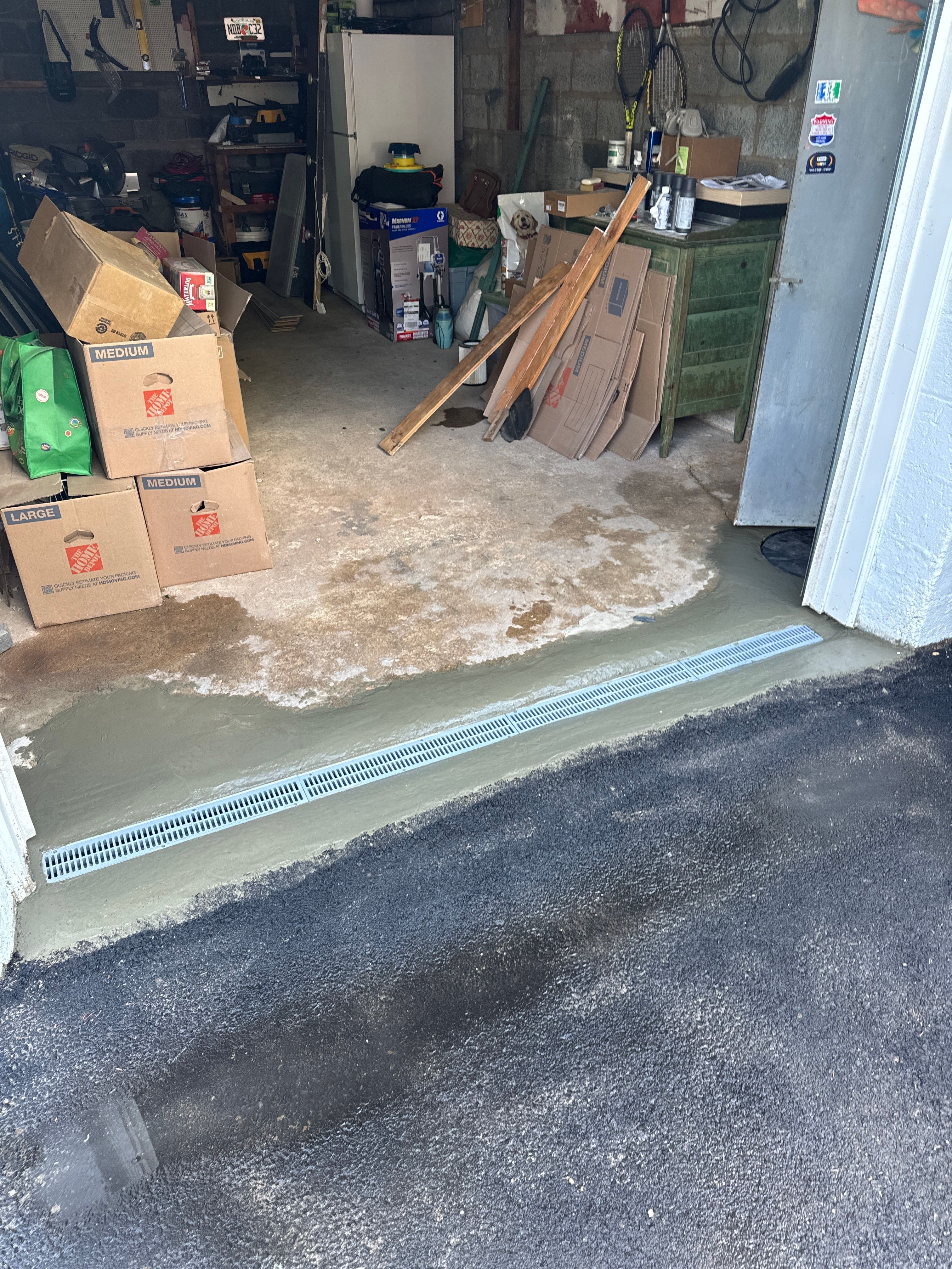 Interior French Drain West Orange NJ by Pure Service Pro, LLC 