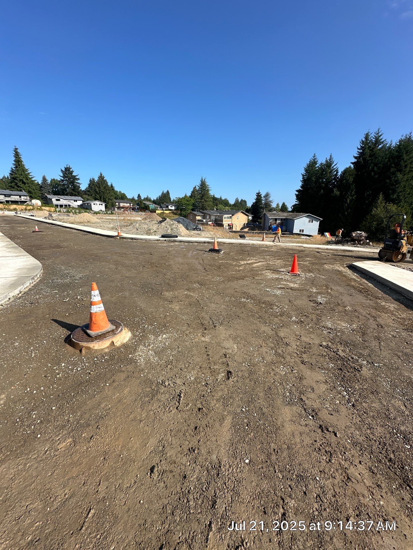 Asphalt Road Repair in Neighborhood  by Jireh Asphalt & Concrete Inc 