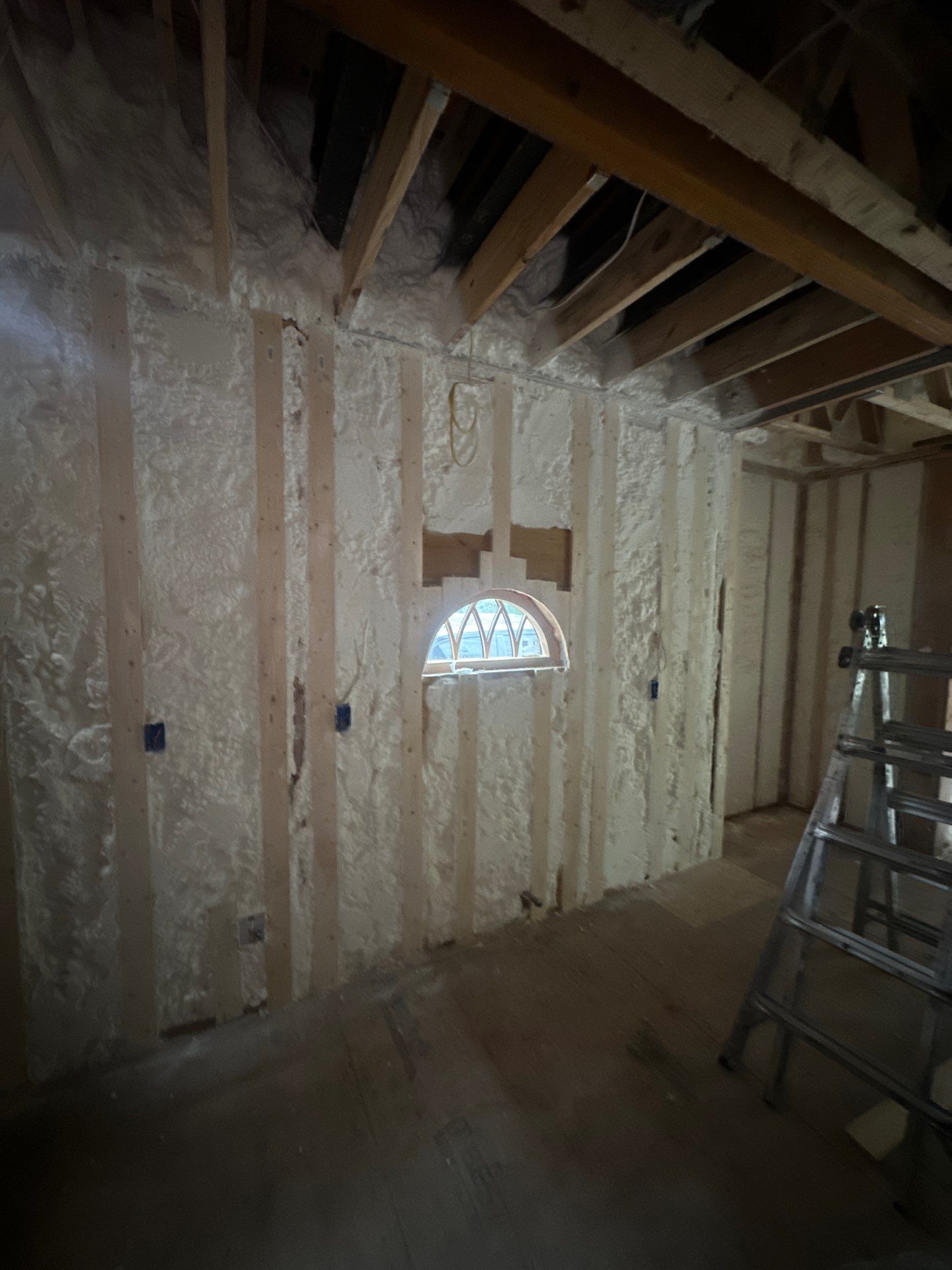 We spray foamed this beautiful and very unique custom home in Dallas by Apex Insulation Solutions