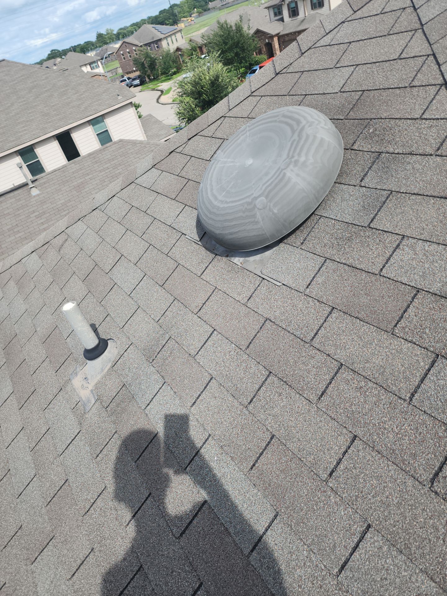 Hail Damage using Owen's Corning Duration (Lifetime) Shingles by Roof Repair Company