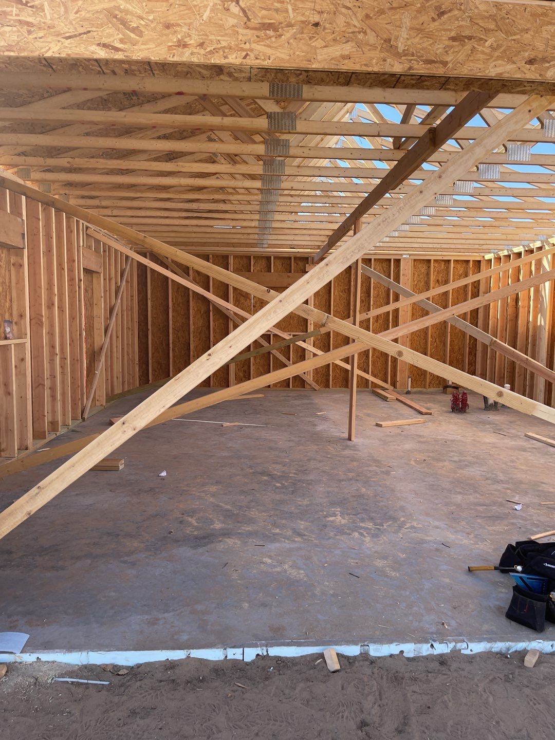 Garage from the ground up by Rio Grande Building & Storage