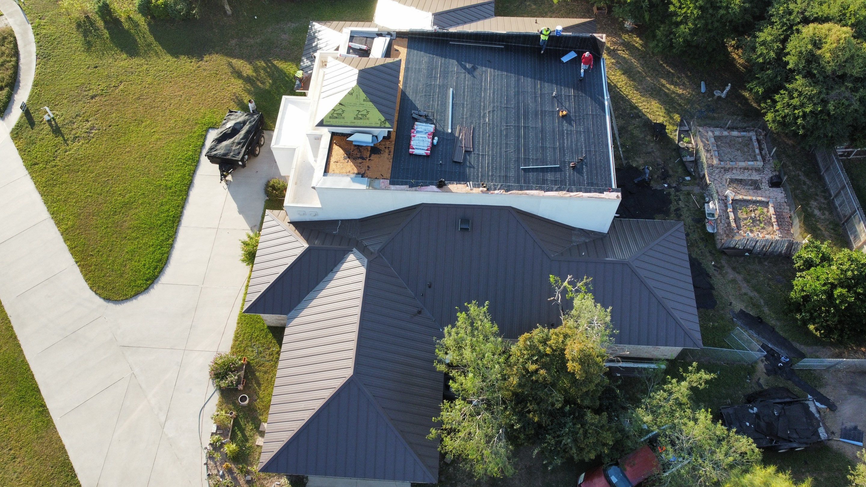 Standing Seam Roof by Bison Roofing  
