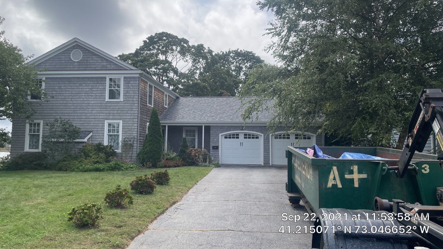 Residential Roofing Installation using Owens Corning Duration Slatestone Gray by A Plus Exterior