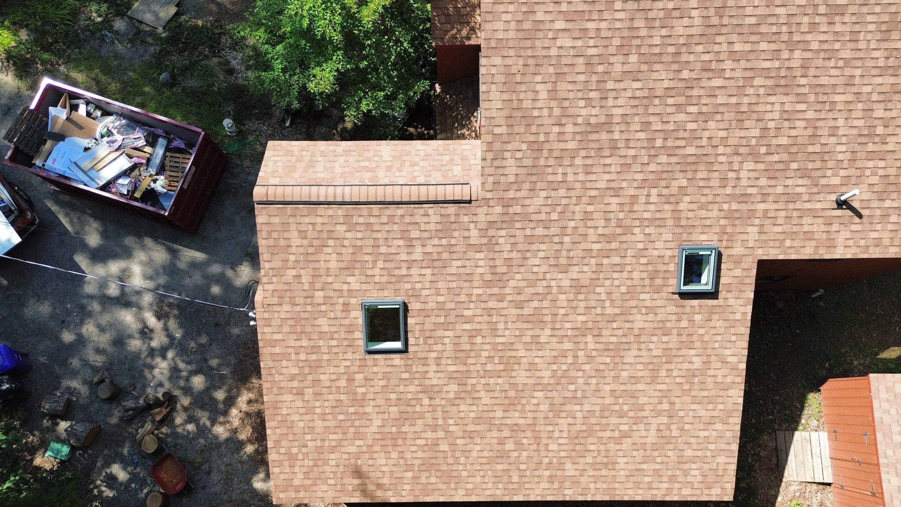 Roof Replacement & Skylight Installation in Bedford, MA by Mighty Dog Roofing of Greater Middlesex County